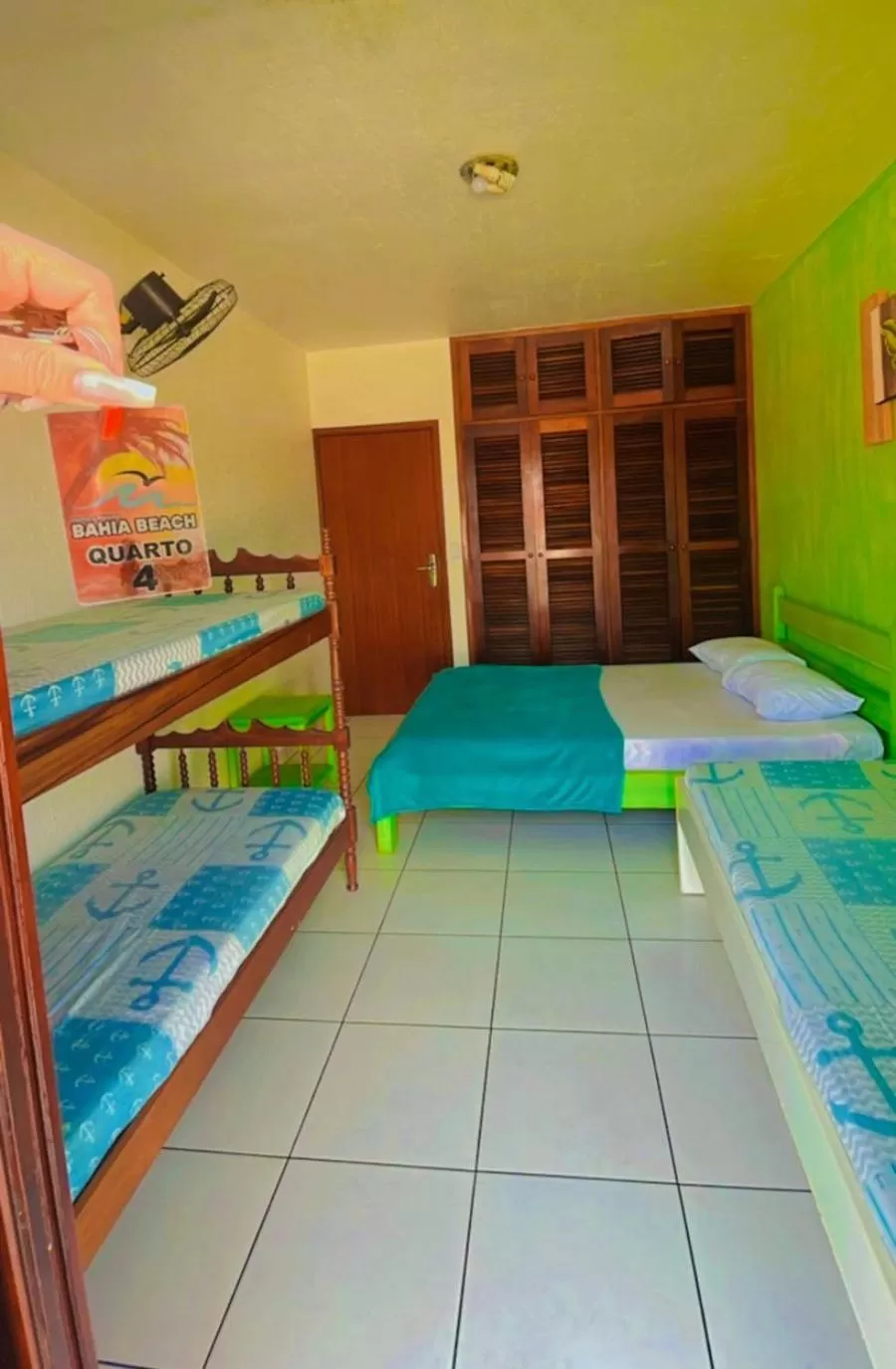 Bed in Hostel e Pousada Bahia Beach