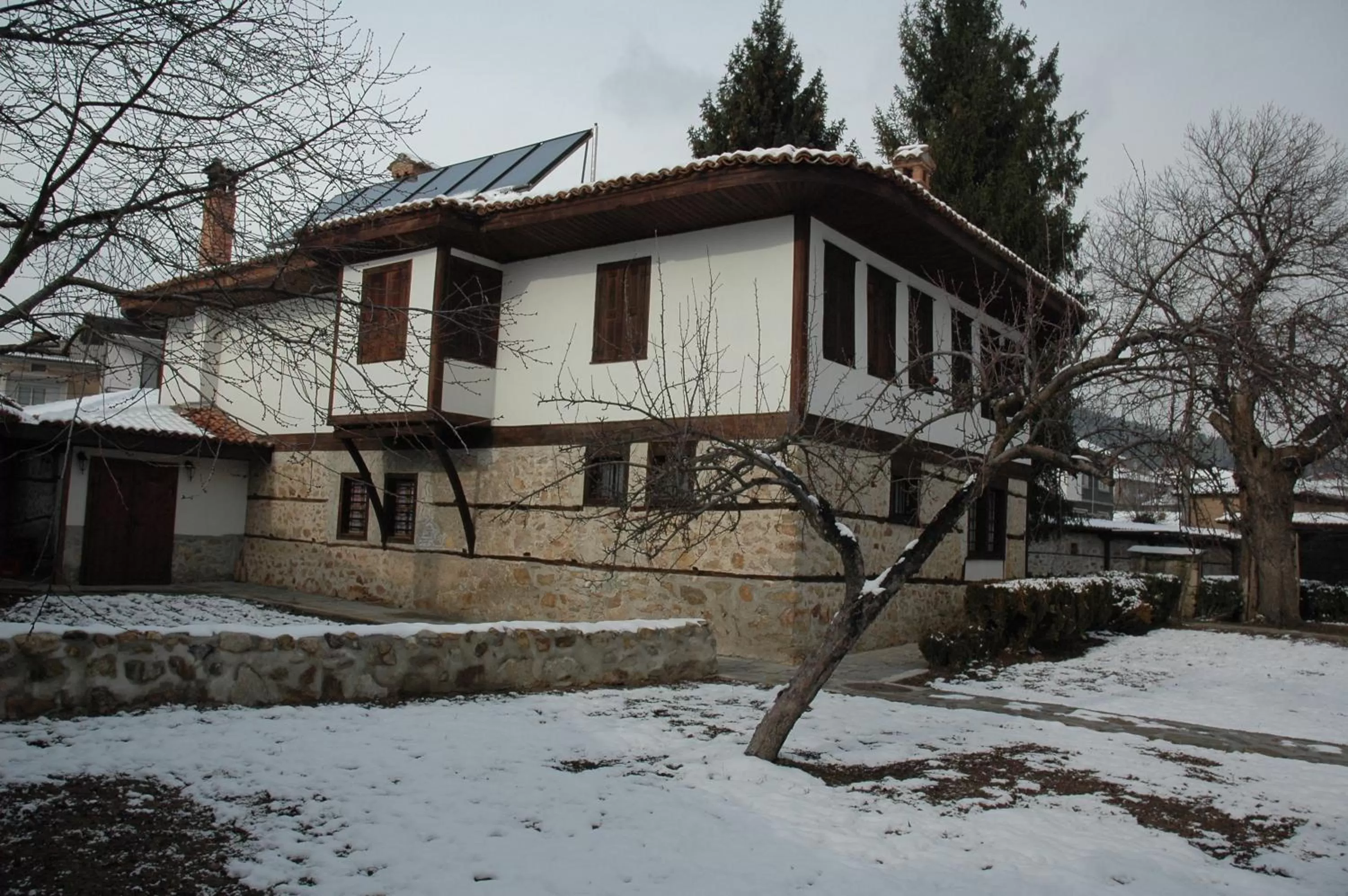 Property building, Winter in Djudjeva Kyshta Hotel