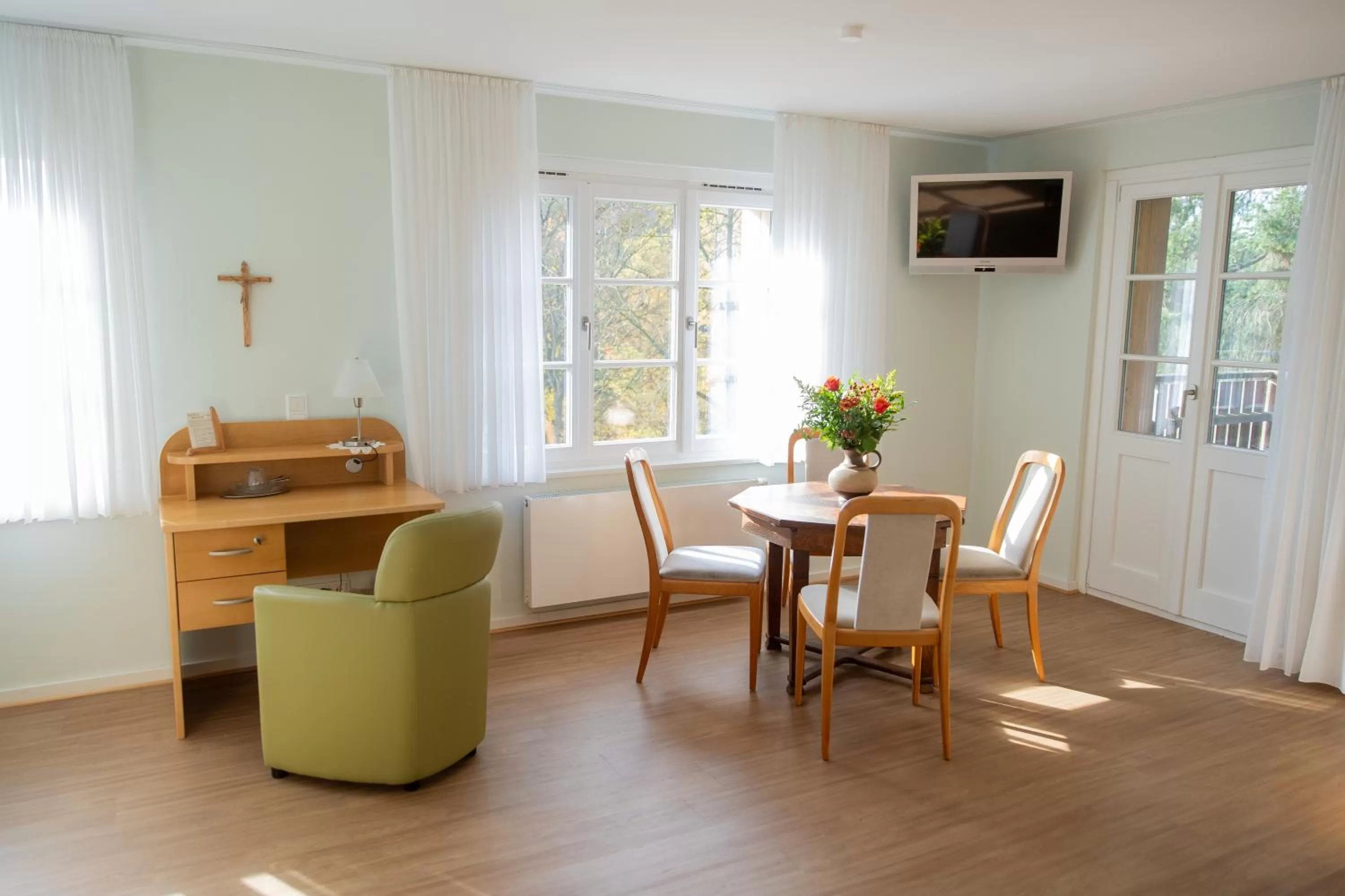 Dining area in Gästehaus Sonnenhof