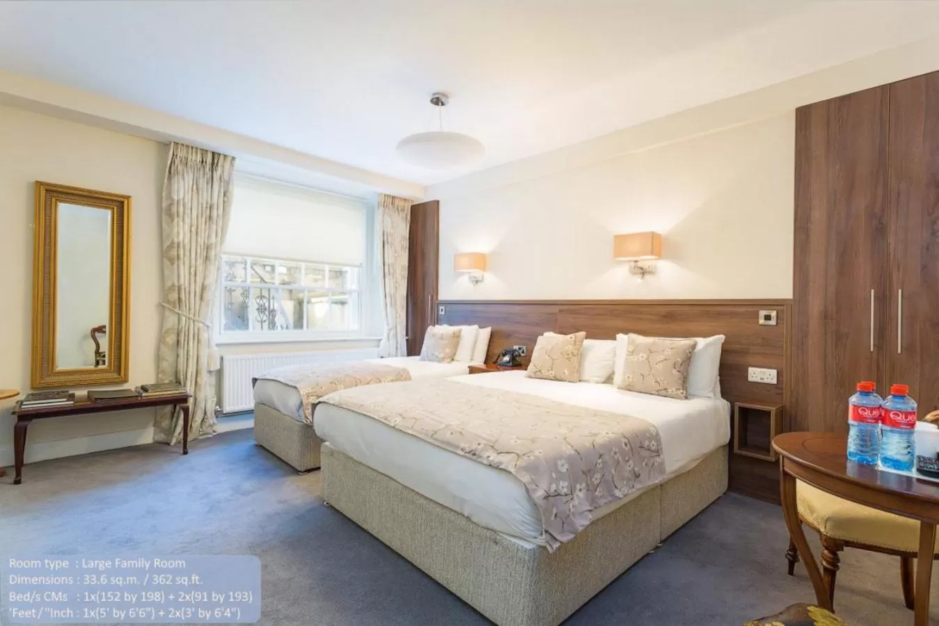 Bed in Gardiner Lodge