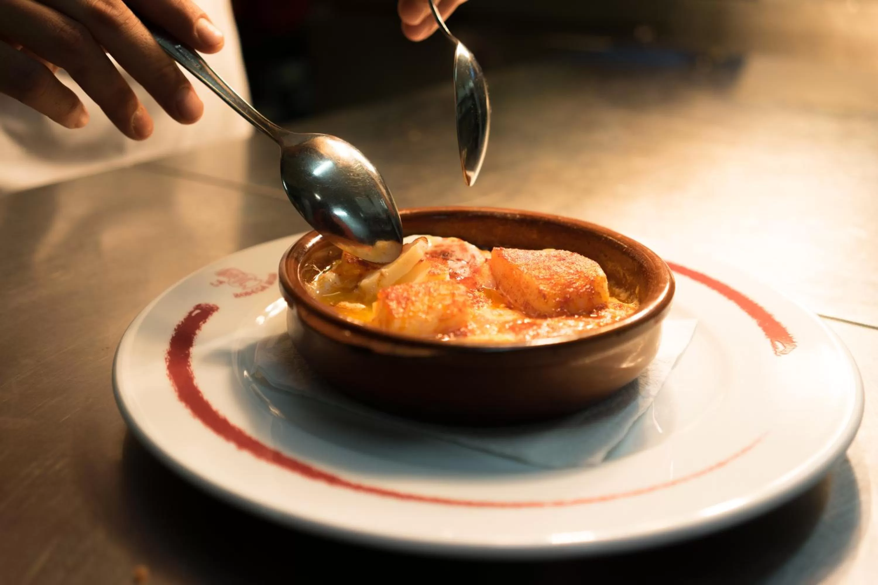 Food close-up in Hotel La Posada Regia