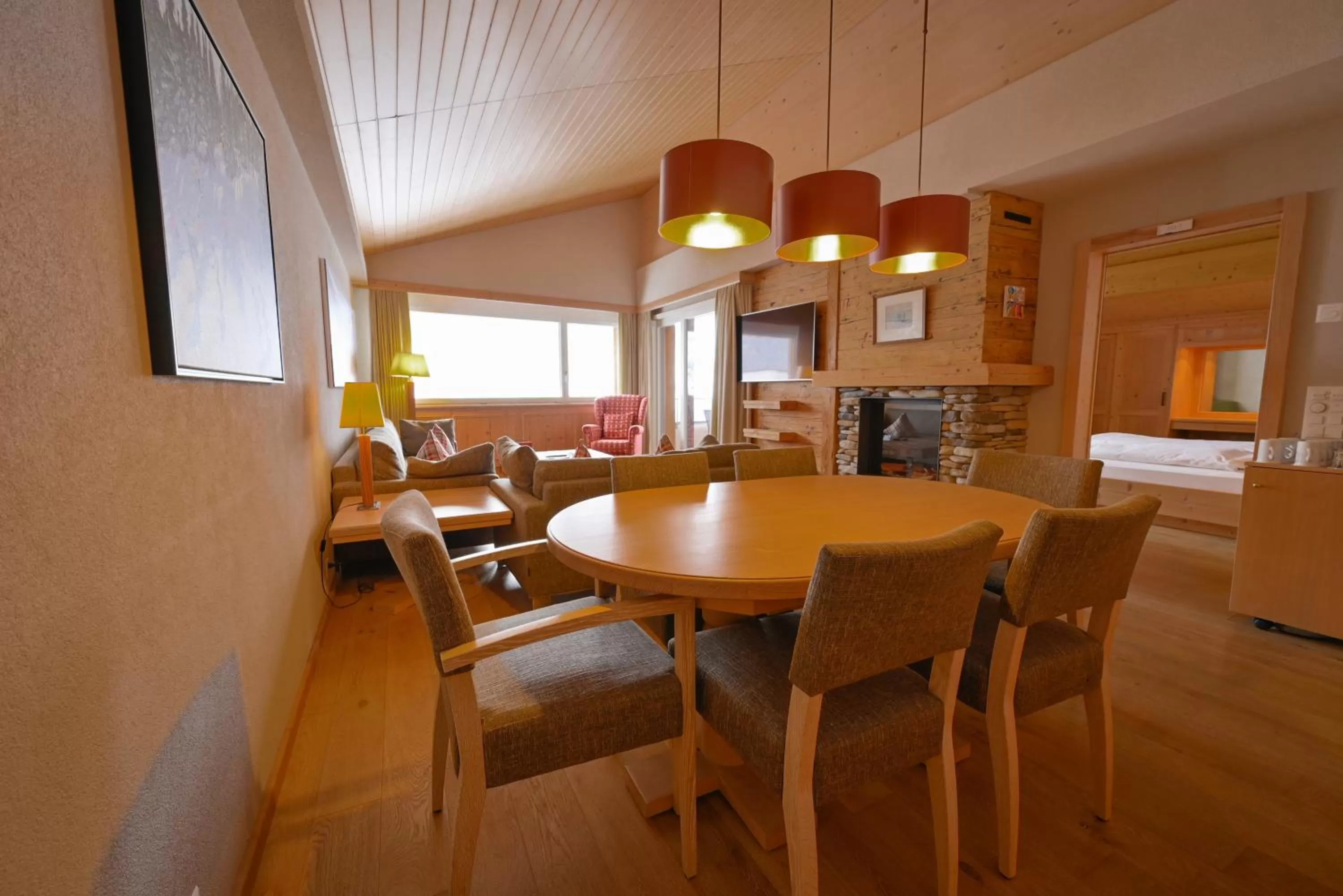 Living room in Romantik Hotel Schweizerhof