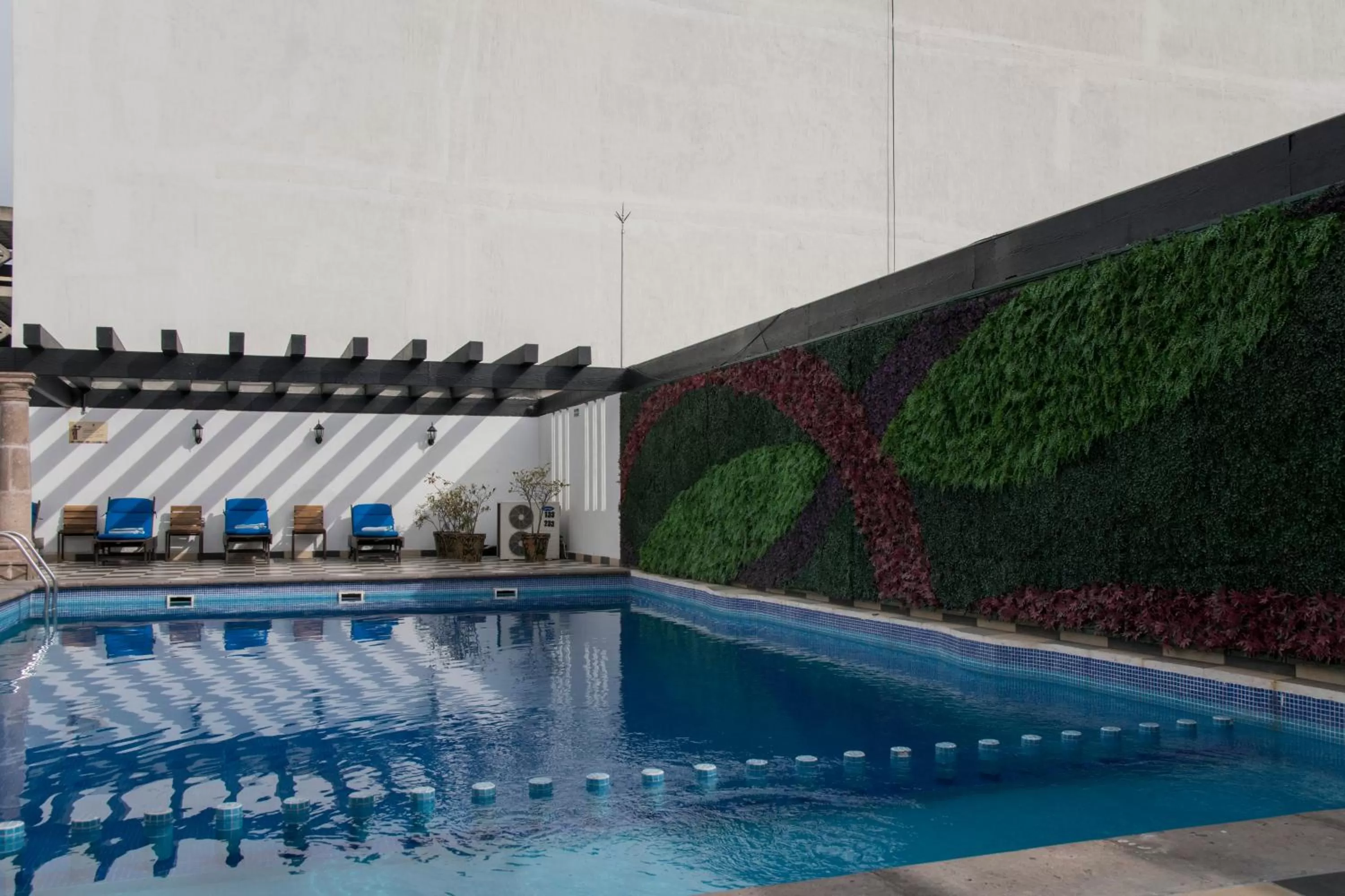 Swimming pool in Hotel Morales Historical & Colonial Downtown Core
