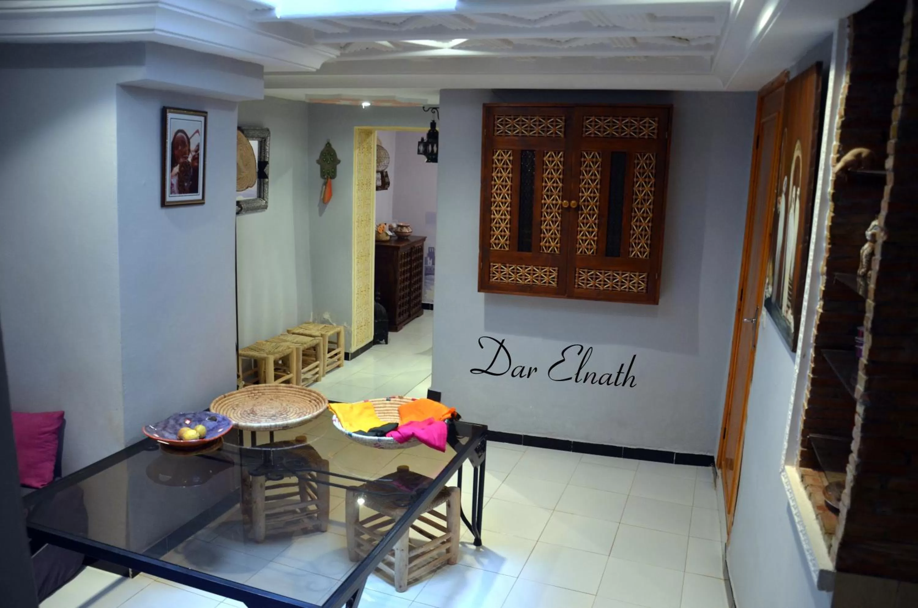 Communal lounge/ TV room in Maison d'hôtes Dar El Nath