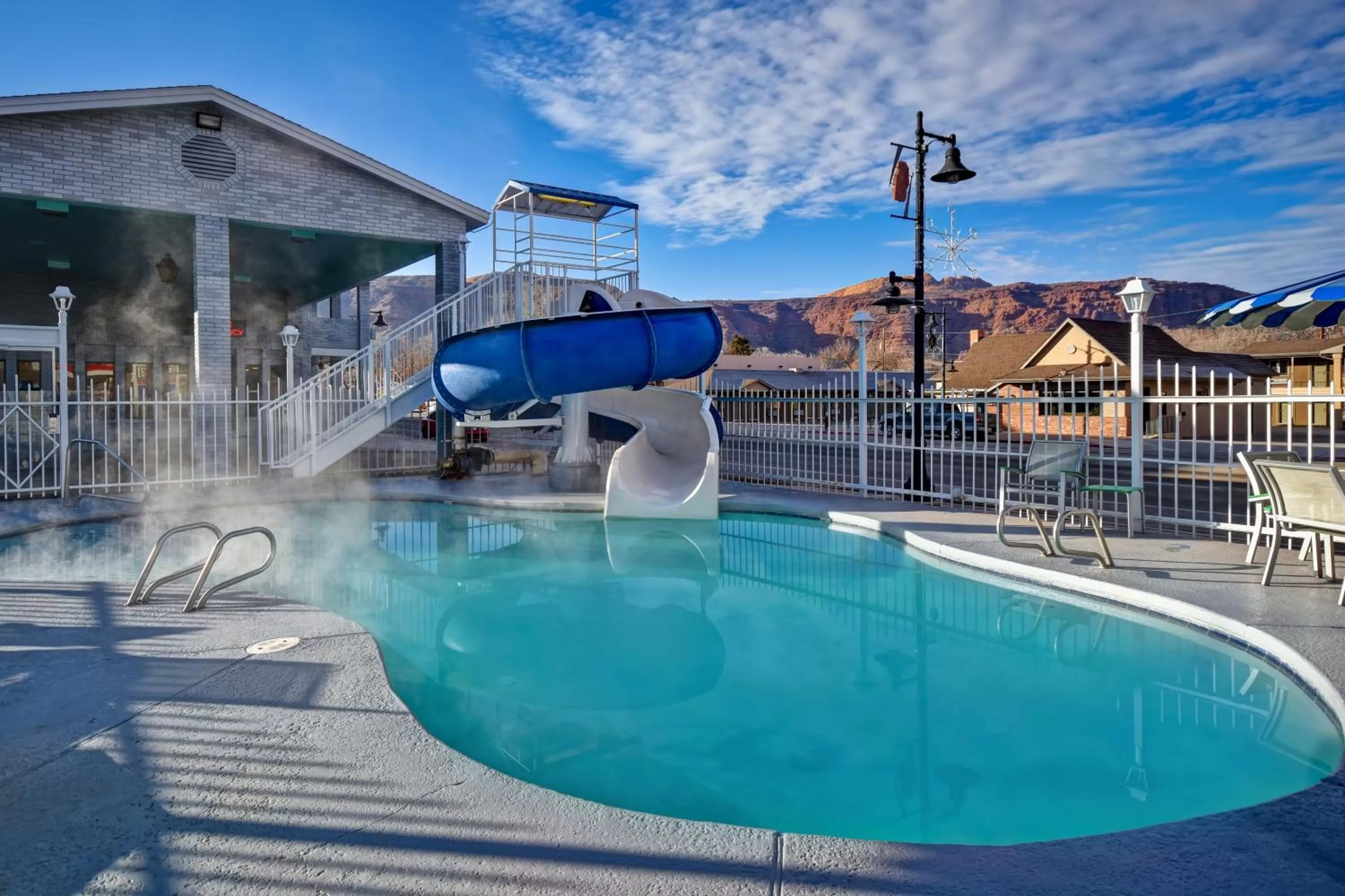Swimming pool in Expedition Lodge Moab Arches National Park
