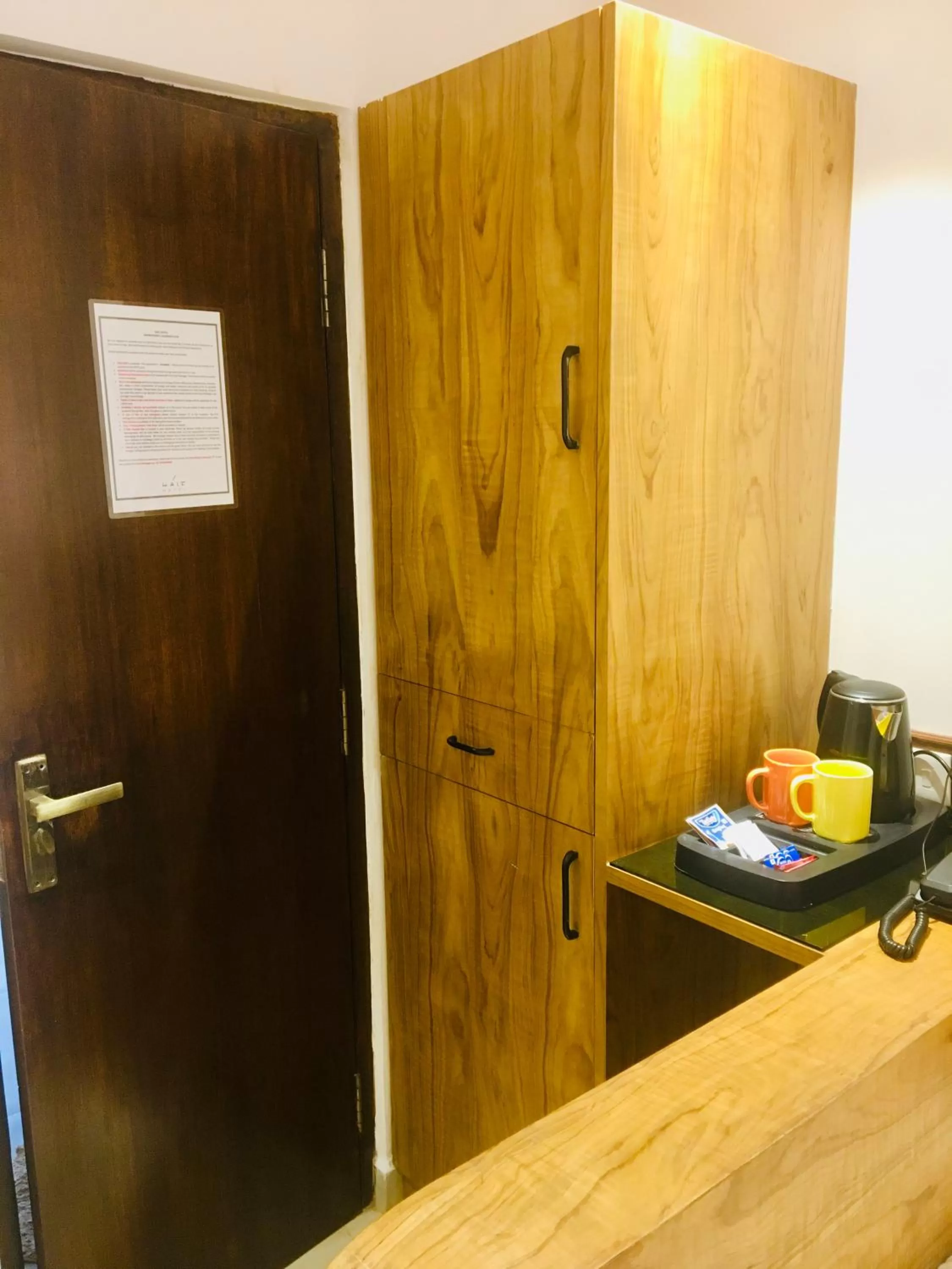 wardrobe in HALF Hotel, Calangute