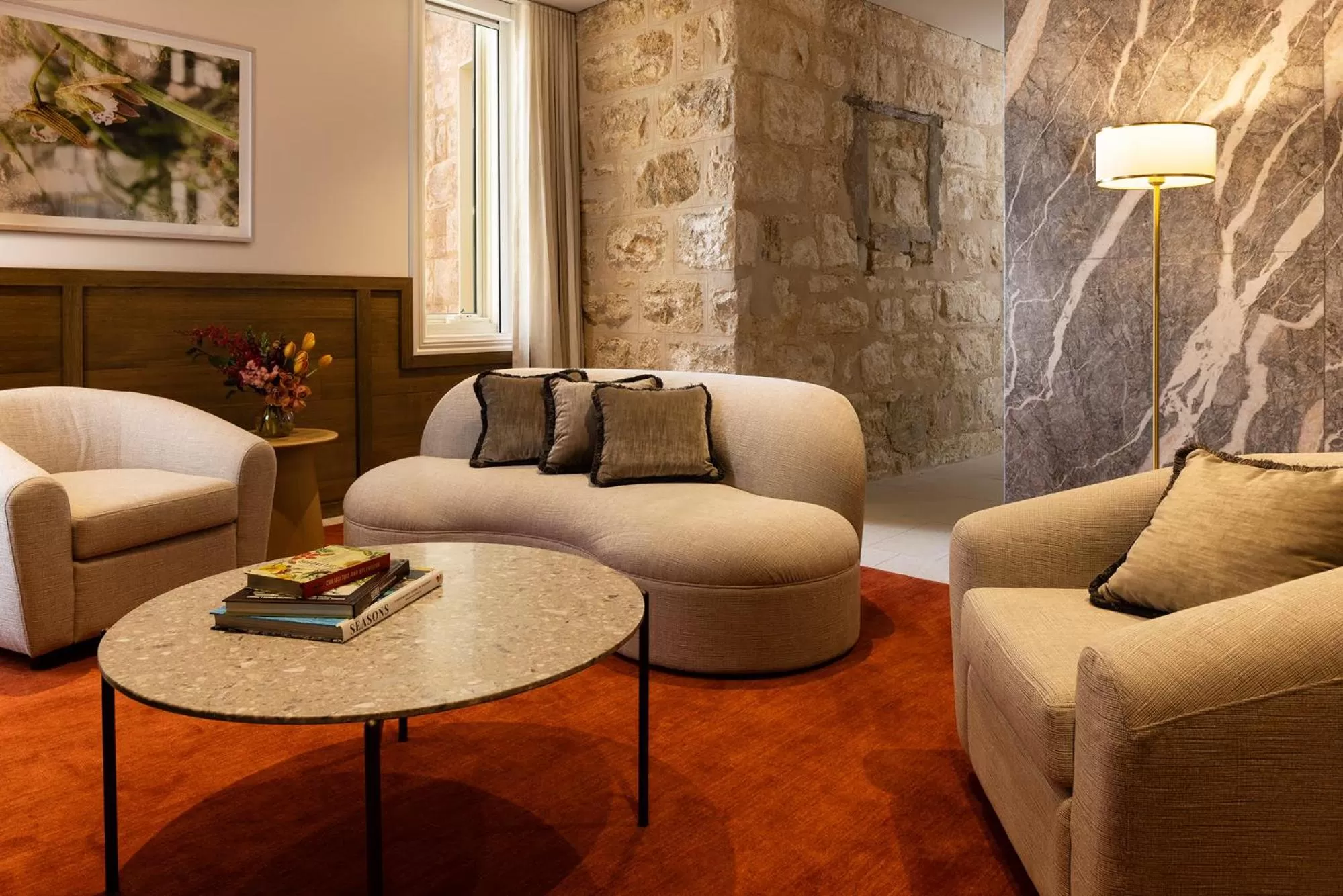 Living room in InterContinental Sorrento Mornington Peninsula