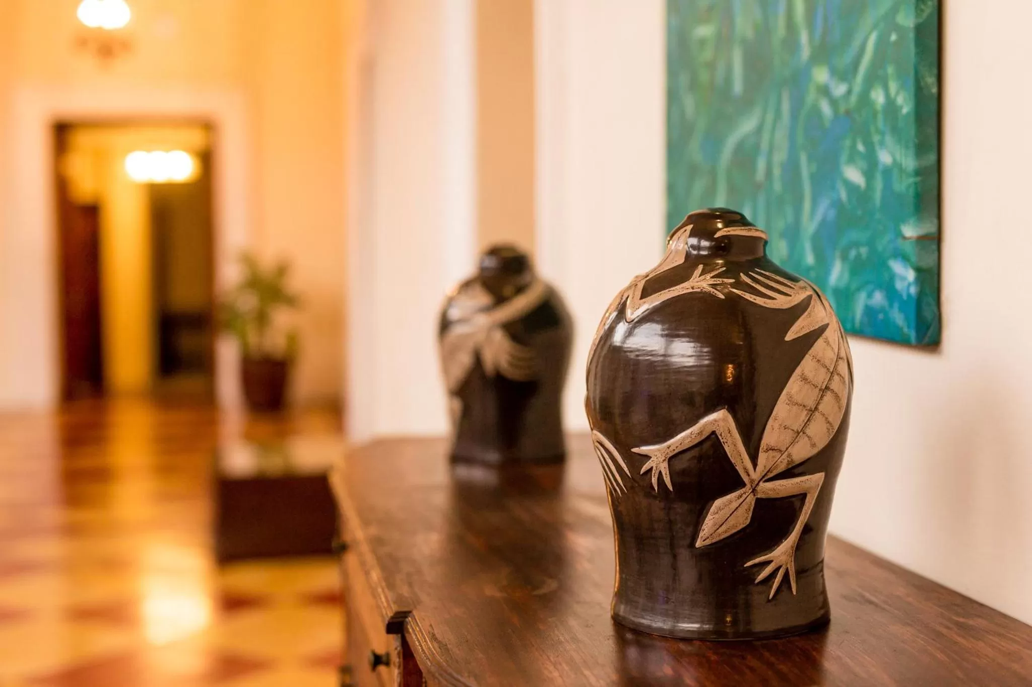 Swimming pool in Hotel la Perla Leon