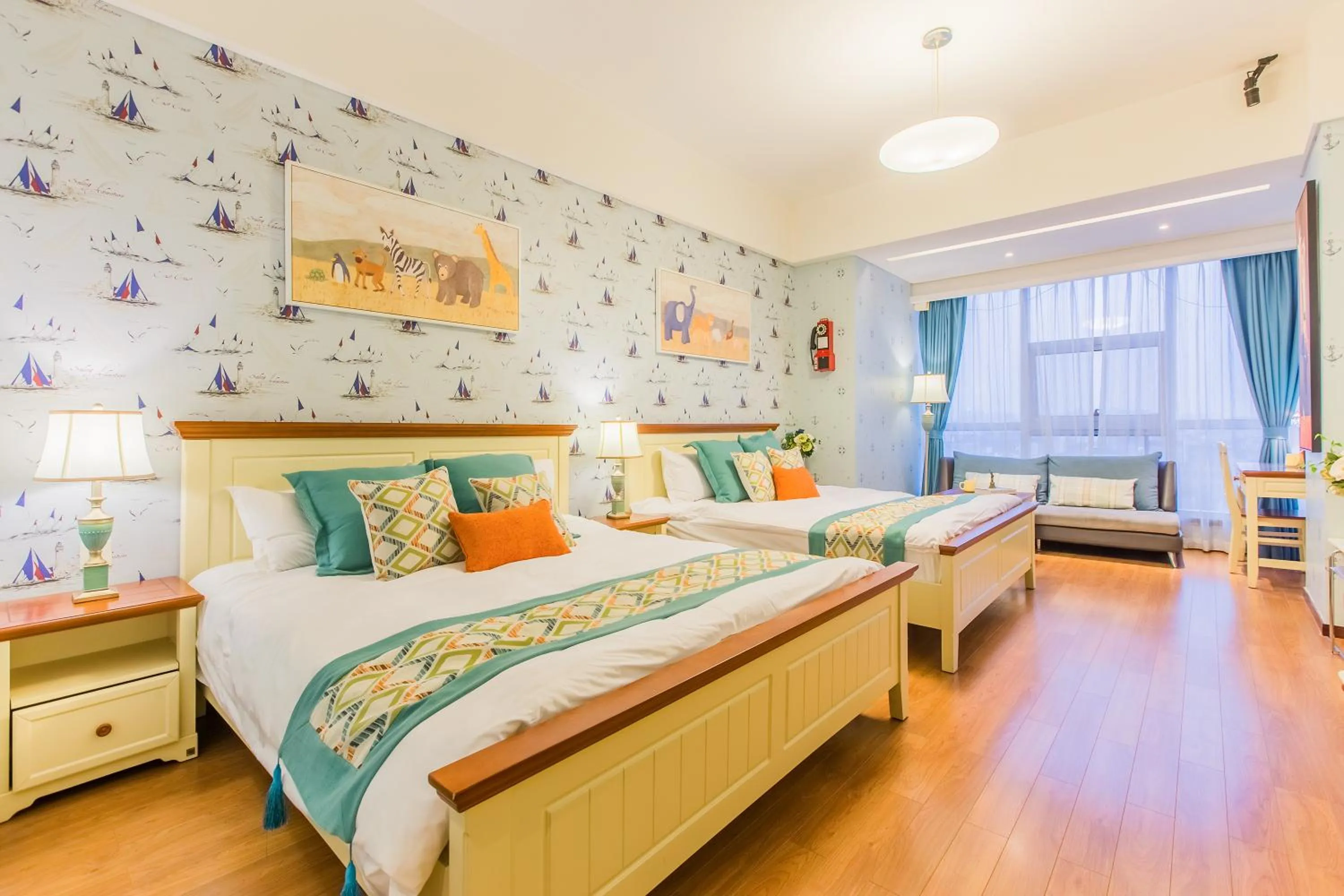 Bed in Westlake 7 Service Apartment