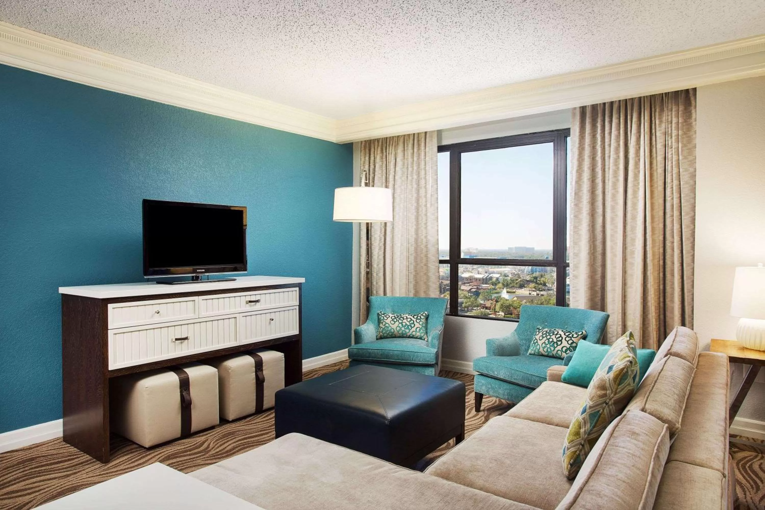 Photo of the whole room in Wyndham Lake Buena Vista – Disney Springs® Area