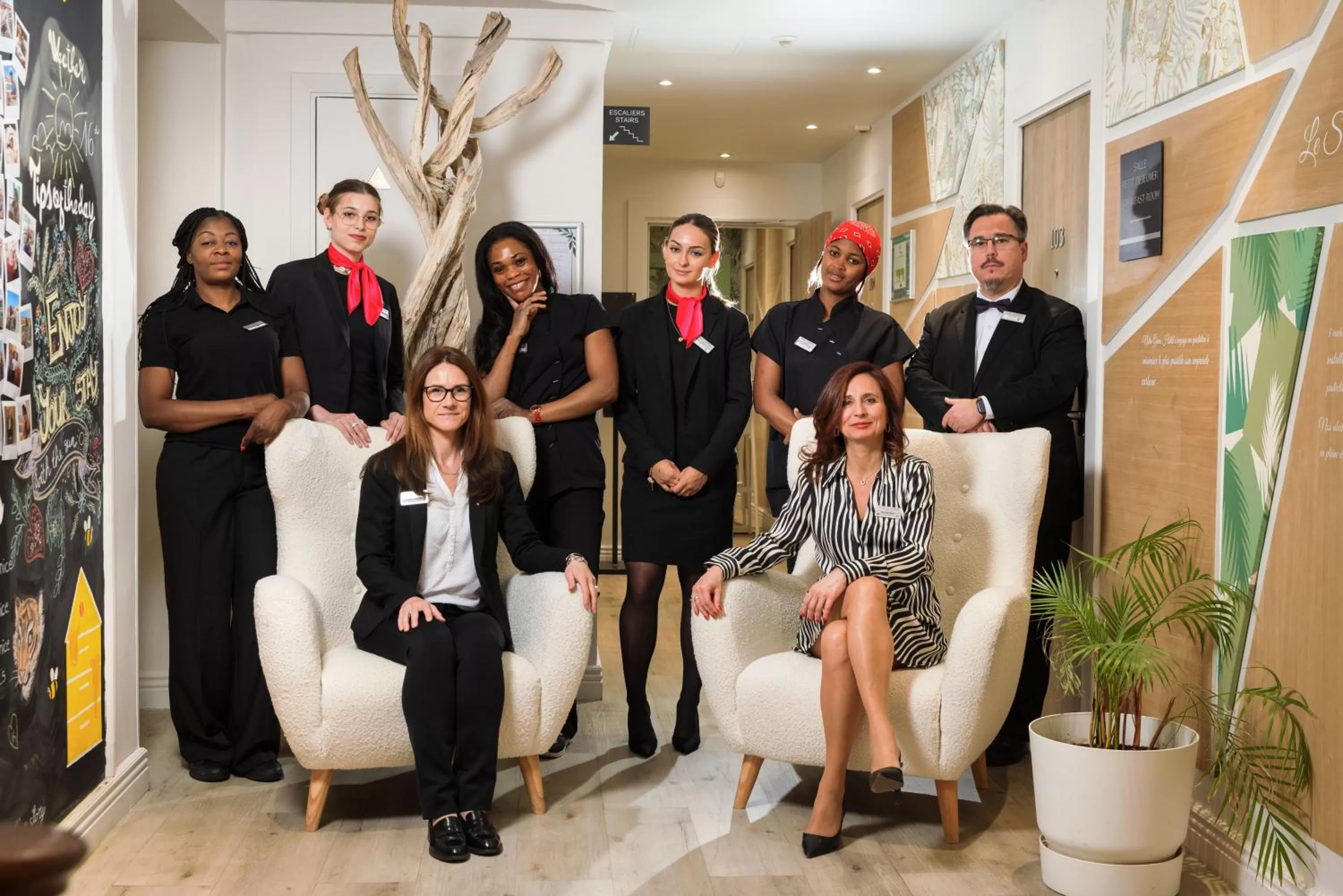 Staff in Hotel Florence Nice