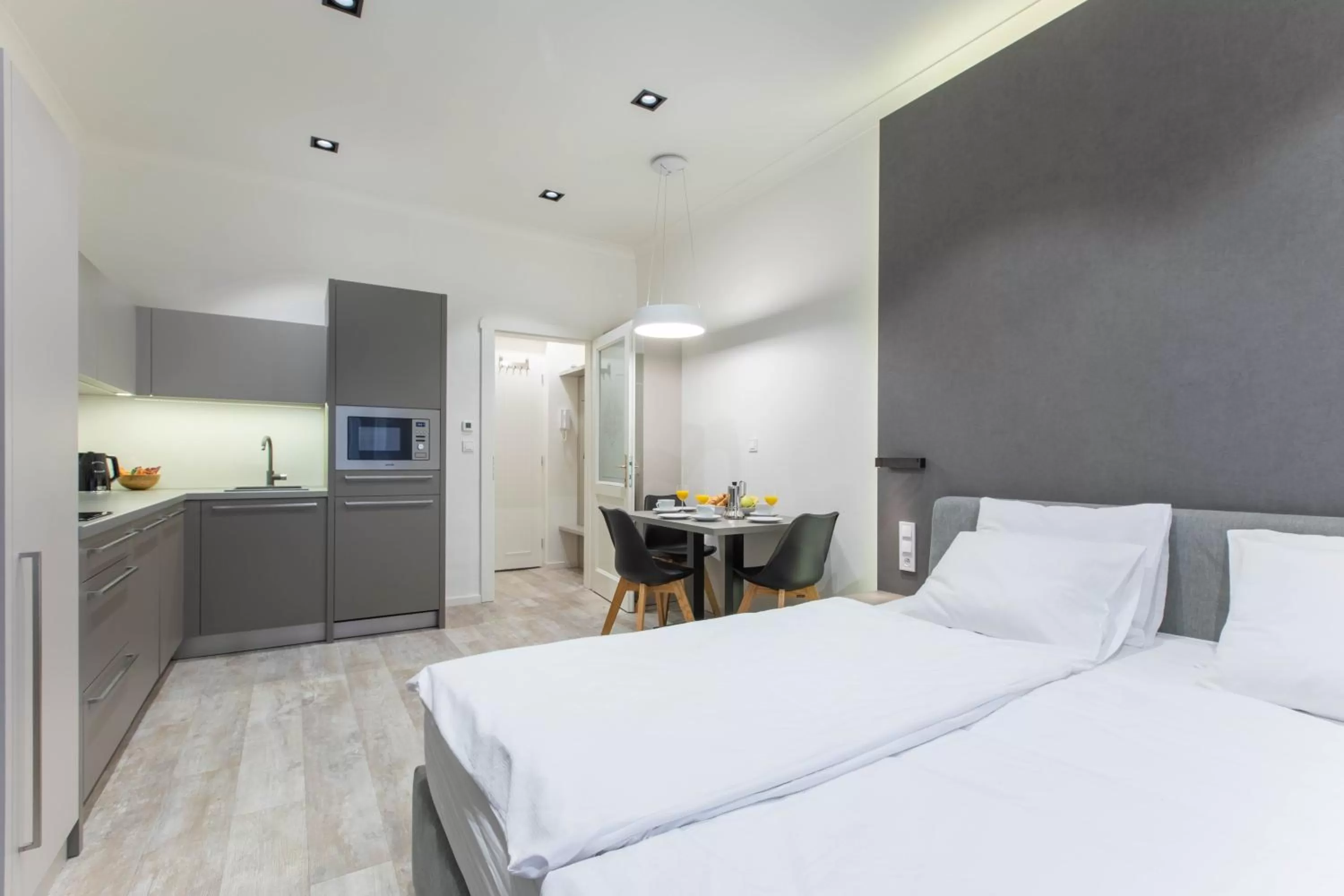 Photo of the whole room, Bed in Lampi Aparthotel Prague