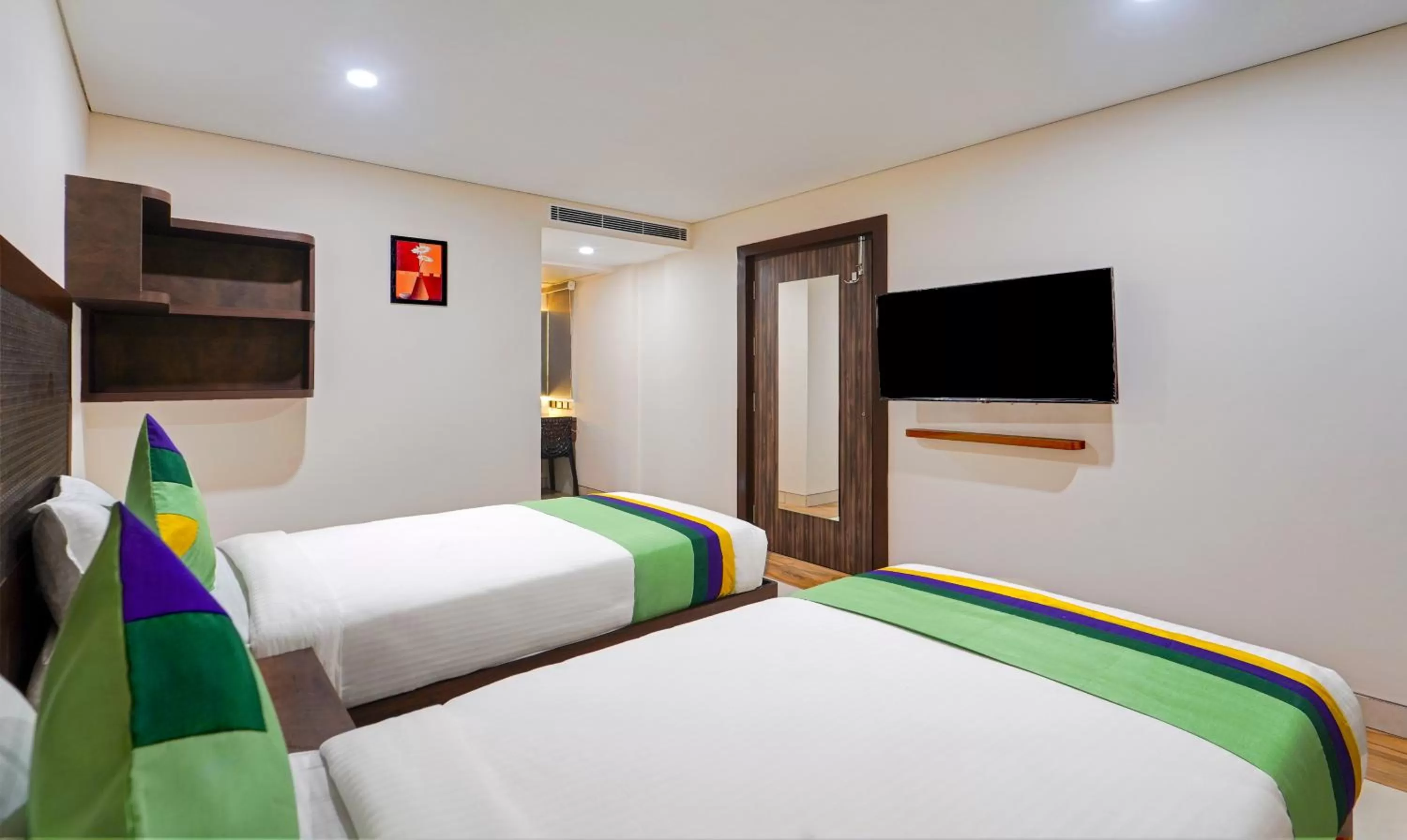 Bed in Treebo Vetri Supreme Residency