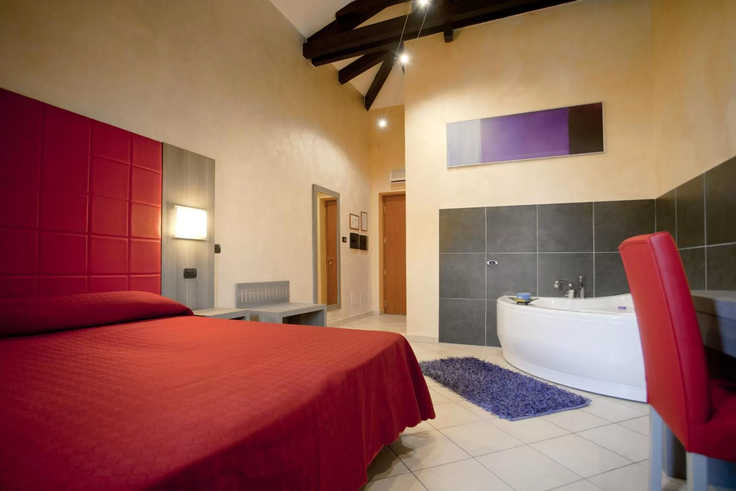 Bed in Hotel Villa Glicini