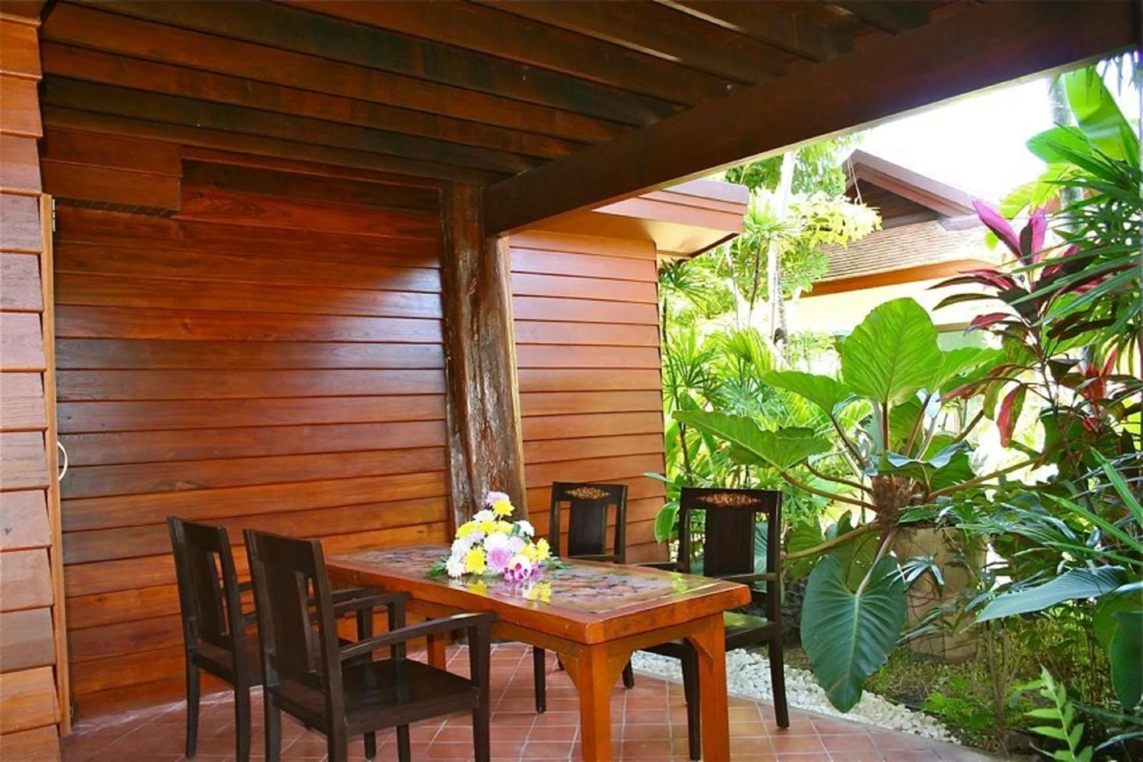 Patio in Oriental Siam Resort - SHA Extra Plus Certified