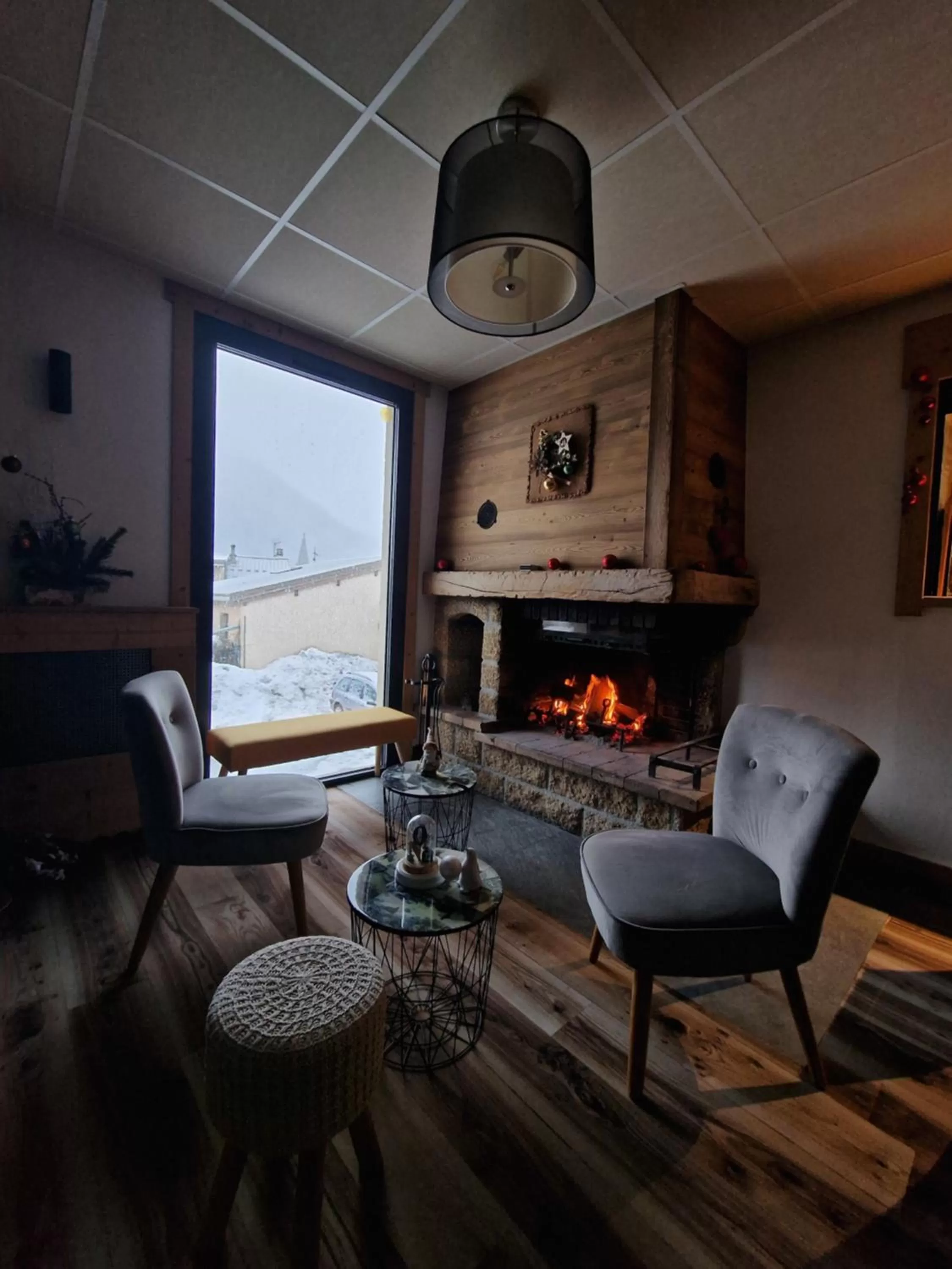 Living room in Hotel Le Faranchin