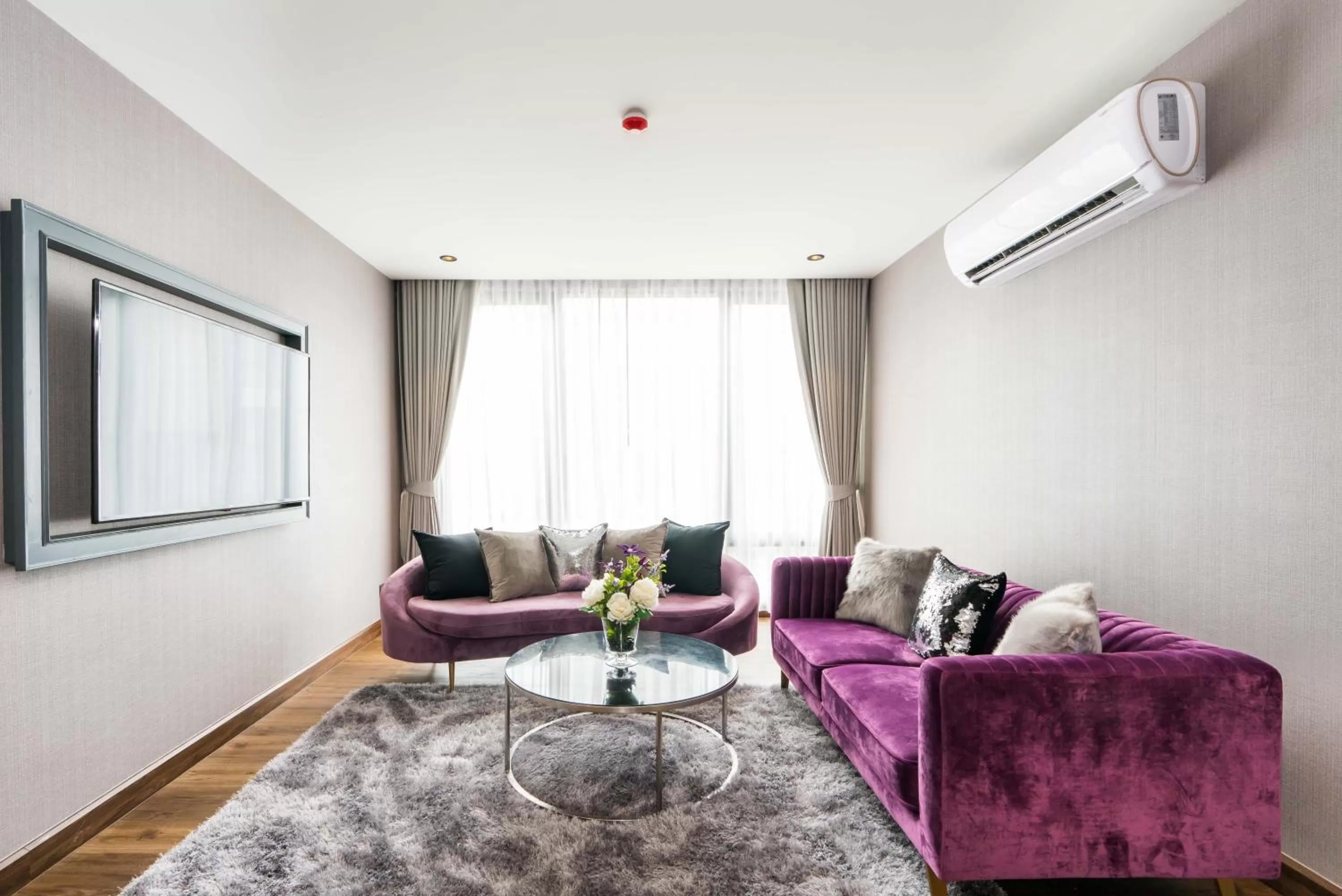 Living room in XQ Pattaya Hotel