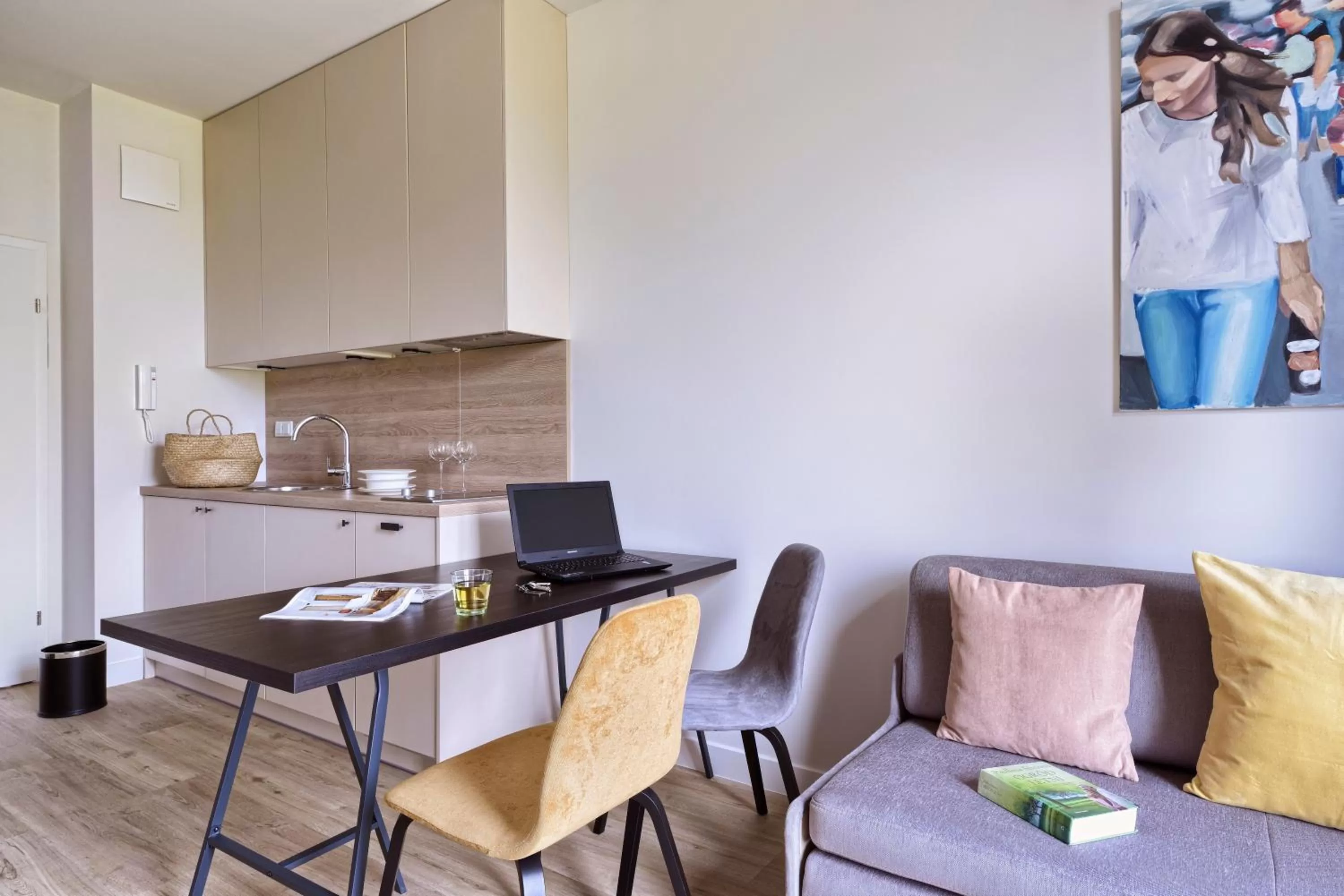 Kitchen or kitchenette in Arche Hotel Poloneza