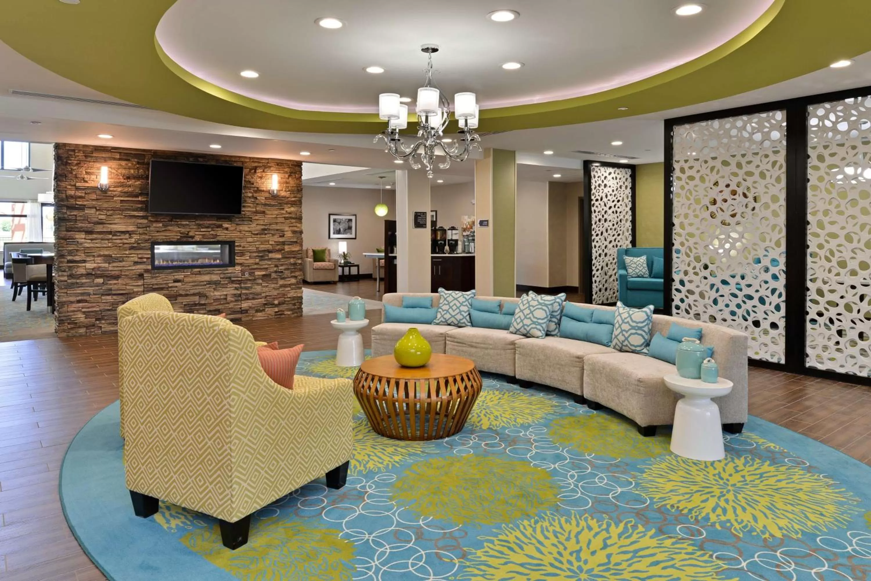 Lobby or reception in Homewood Suites by Hilton Houma