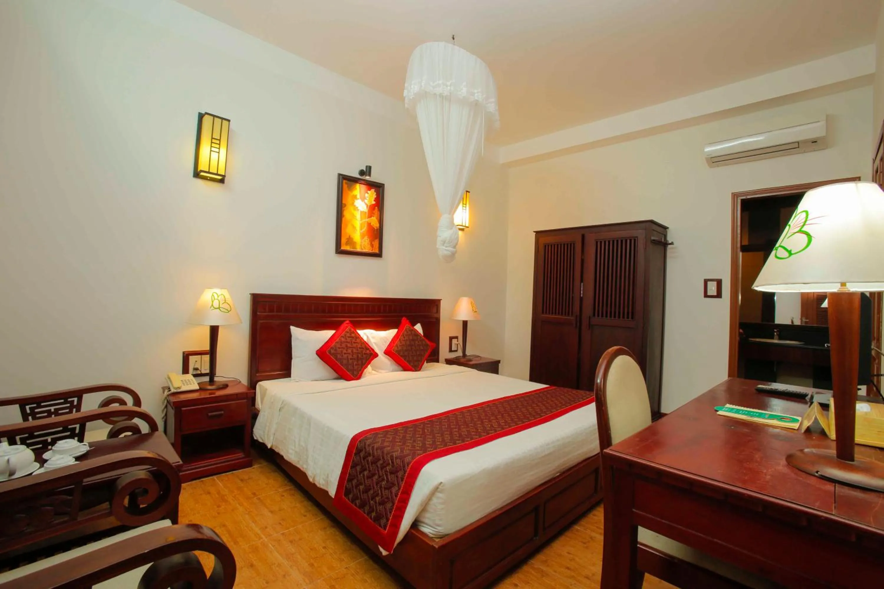 Living room, Bed in Hoi An Garden Villas