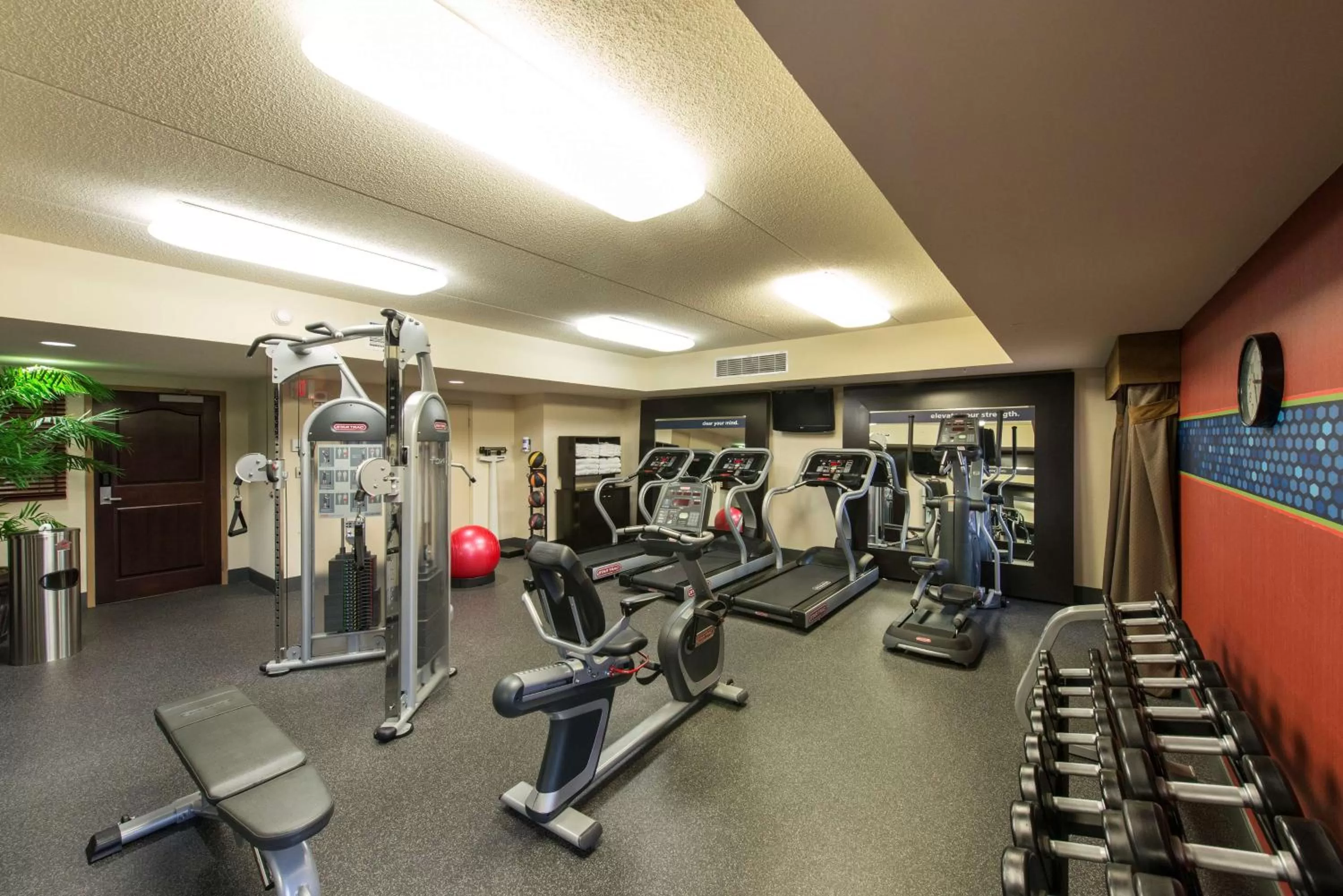 Fitness centre/facilities in Hampton Inn & Suites Albany-Downtown