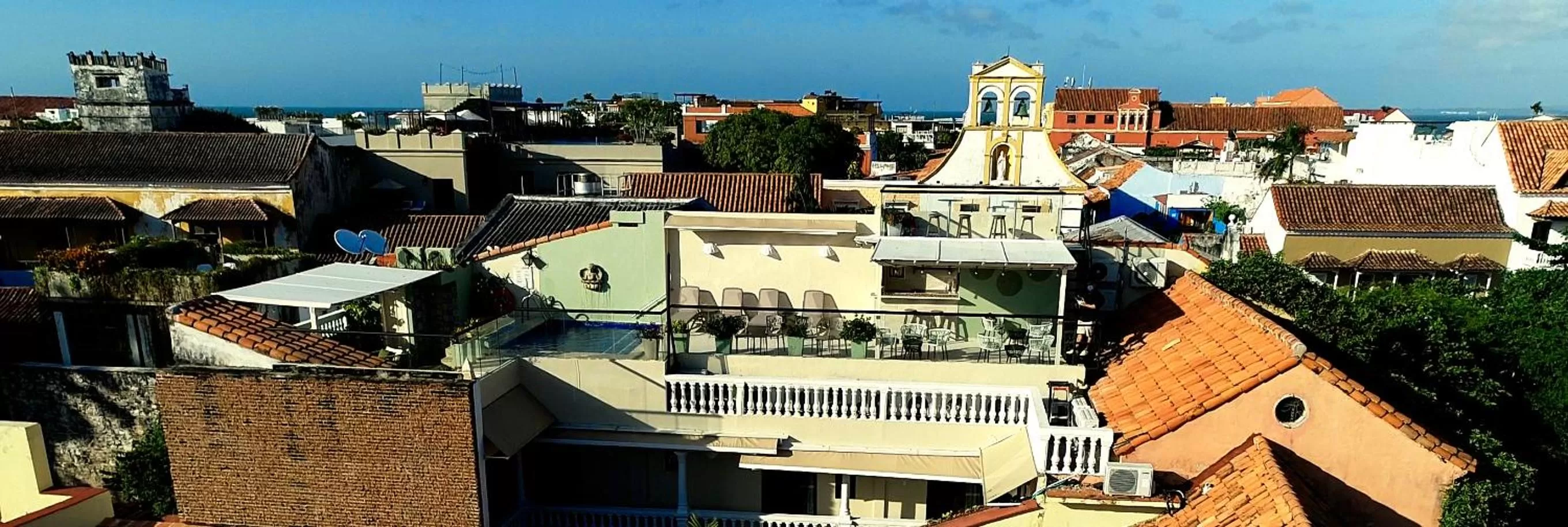 Property building in Hotel Casa La Fe