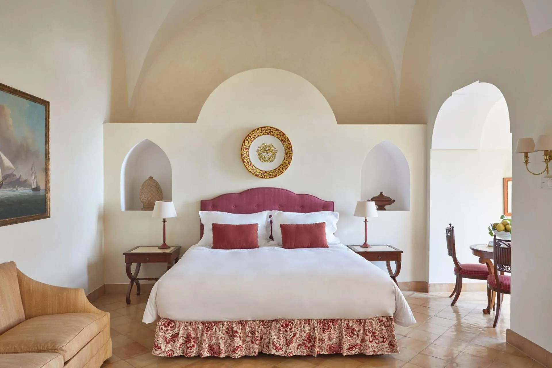 Bedroom, Bed in Caruso, A Belmond Hotel, Amalfi Coast