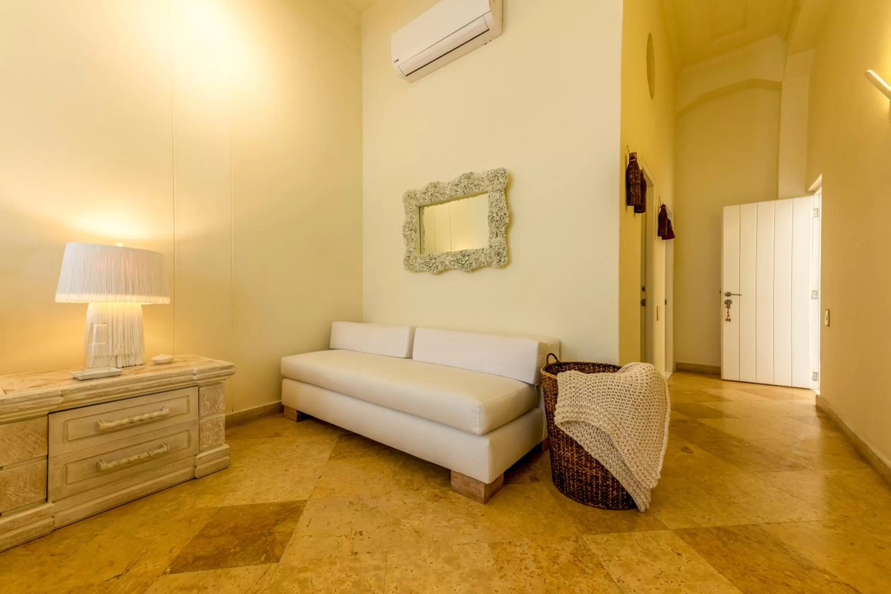 Seating area in Casa Diluca Cartagena Hotel Boutique