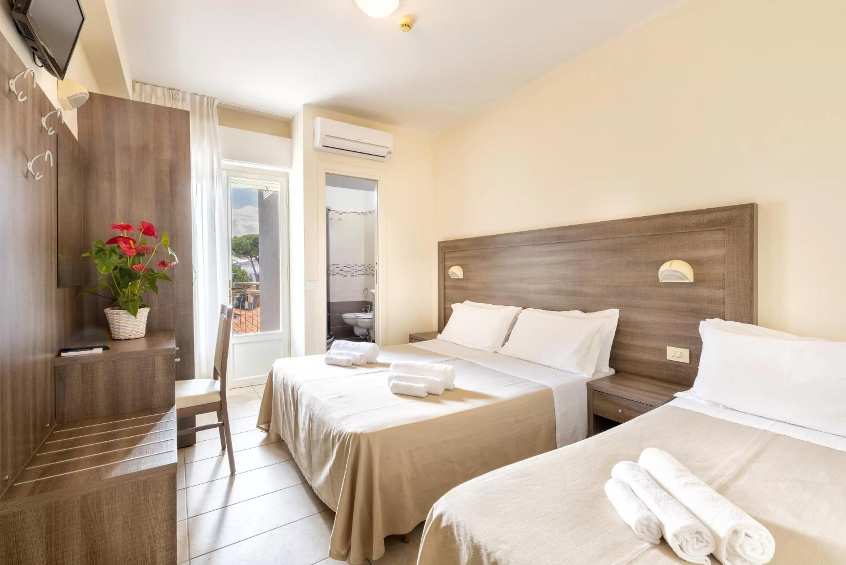 Bedroom in Hotel Edelweiss Riccione
