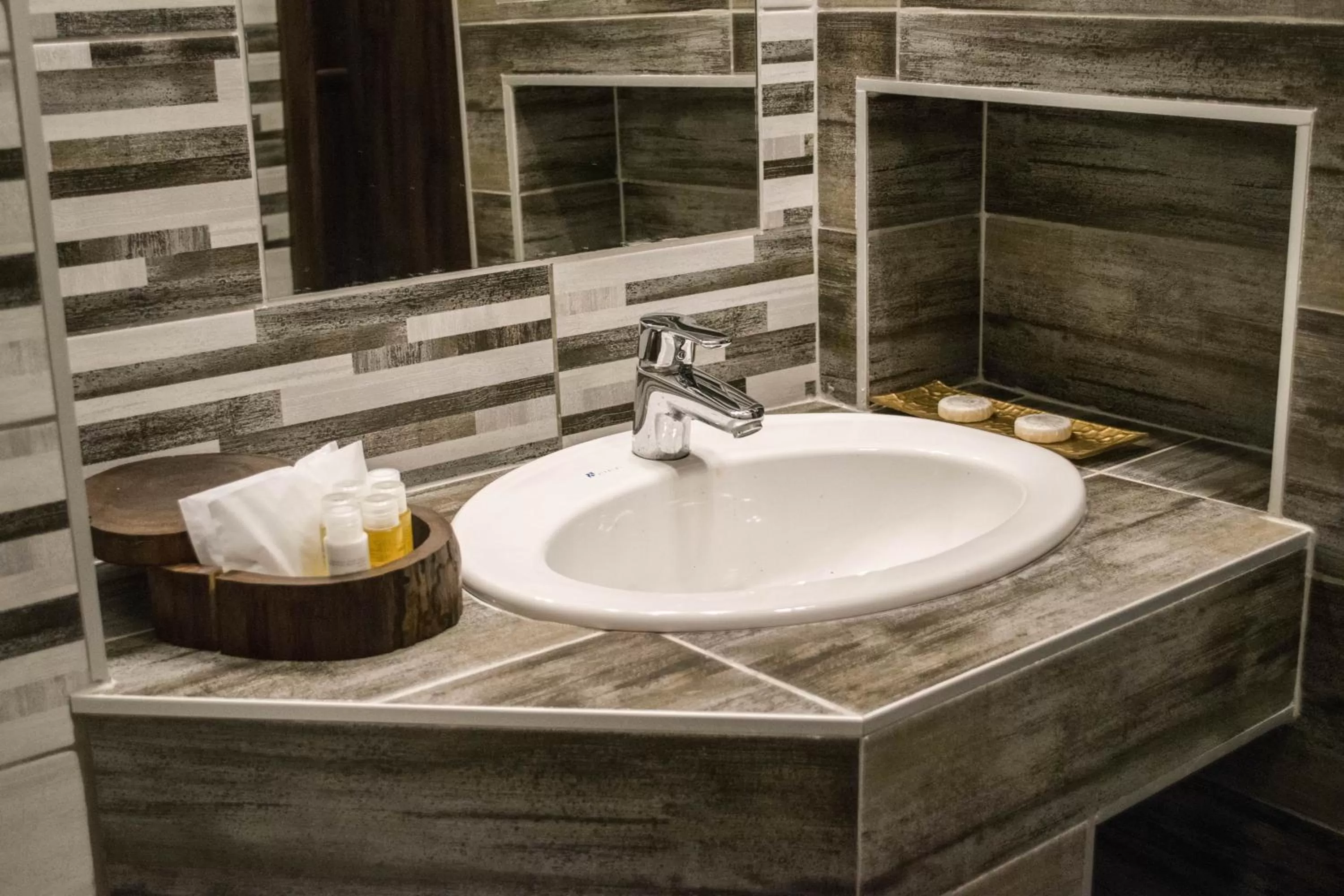 Bathroom in Petra Hotel