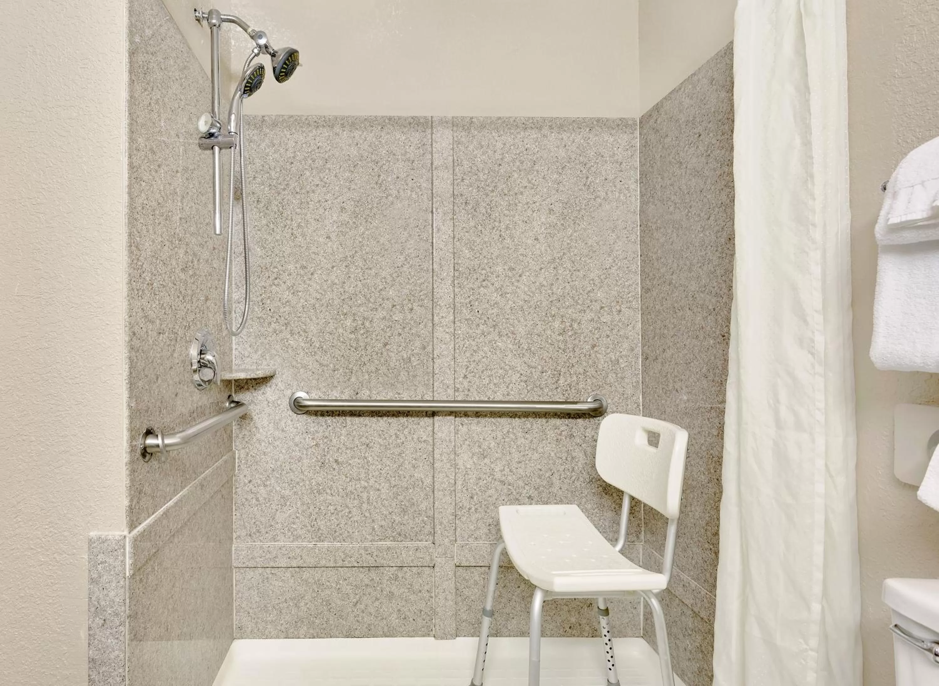 Bathroom in Super 8 by Wyndham Hillsville