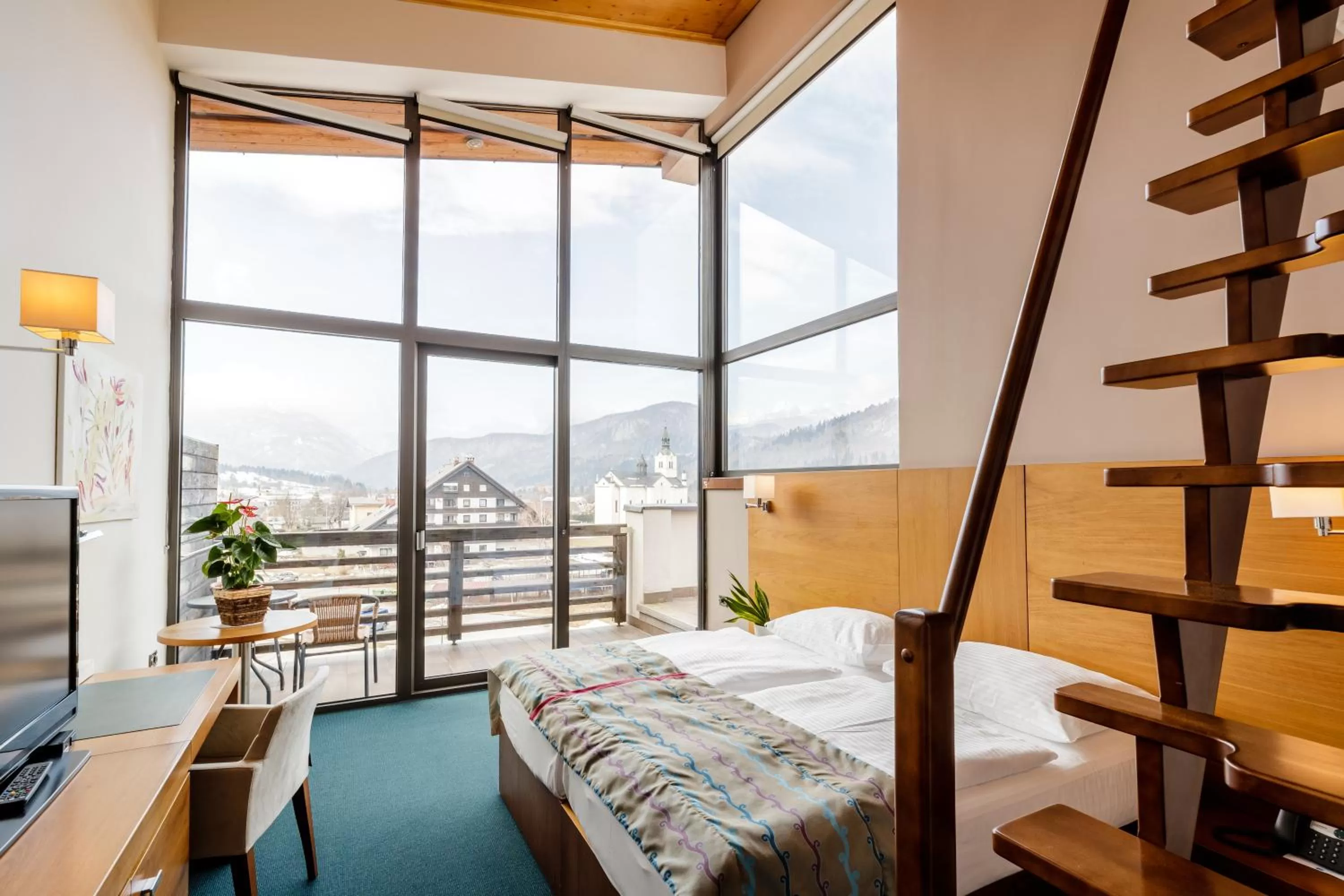 Bed in Bohinj Eco Hotel