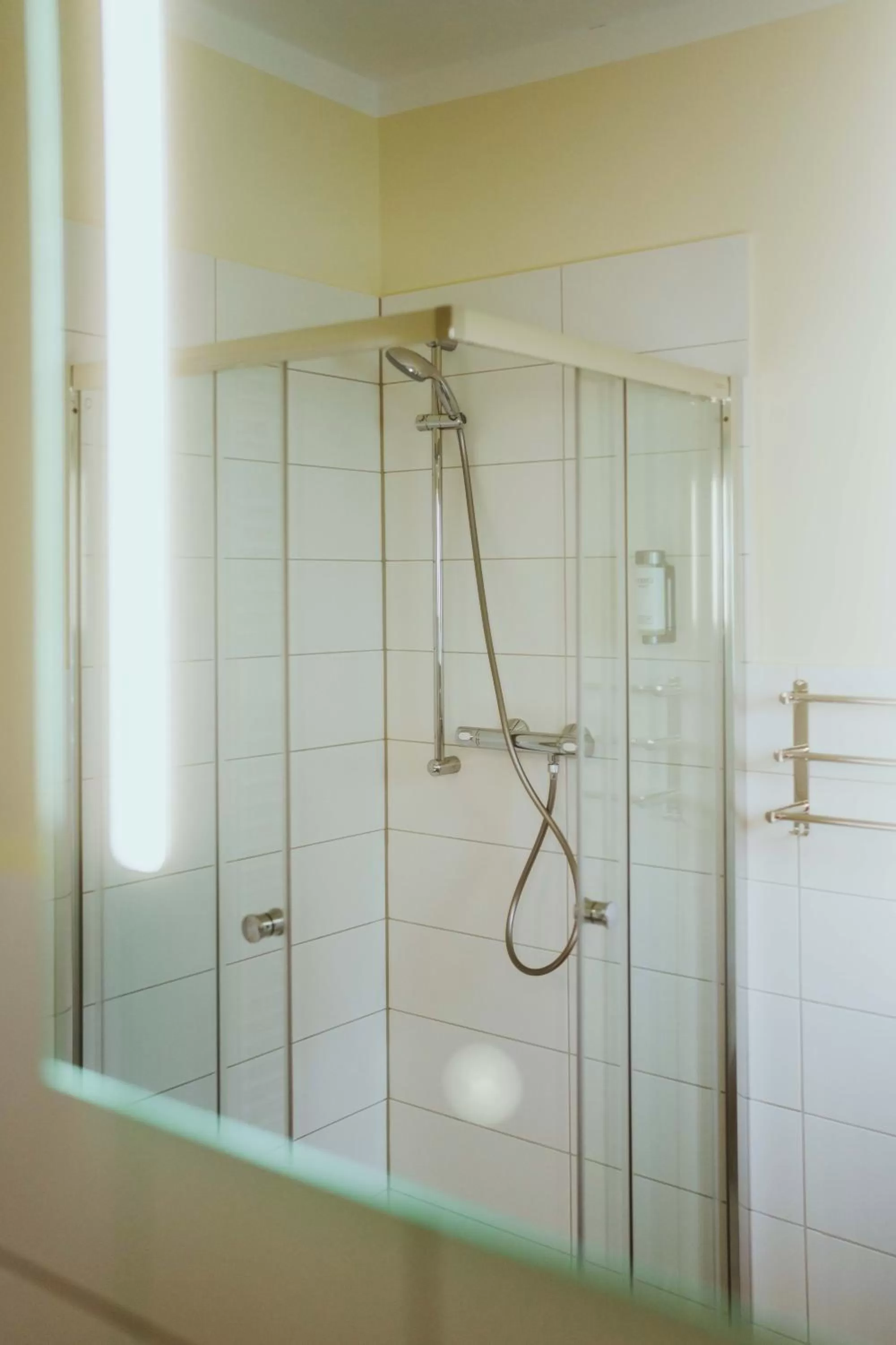 Shower, Bathroom in Aparthotel Stralsund Studios und Apartments