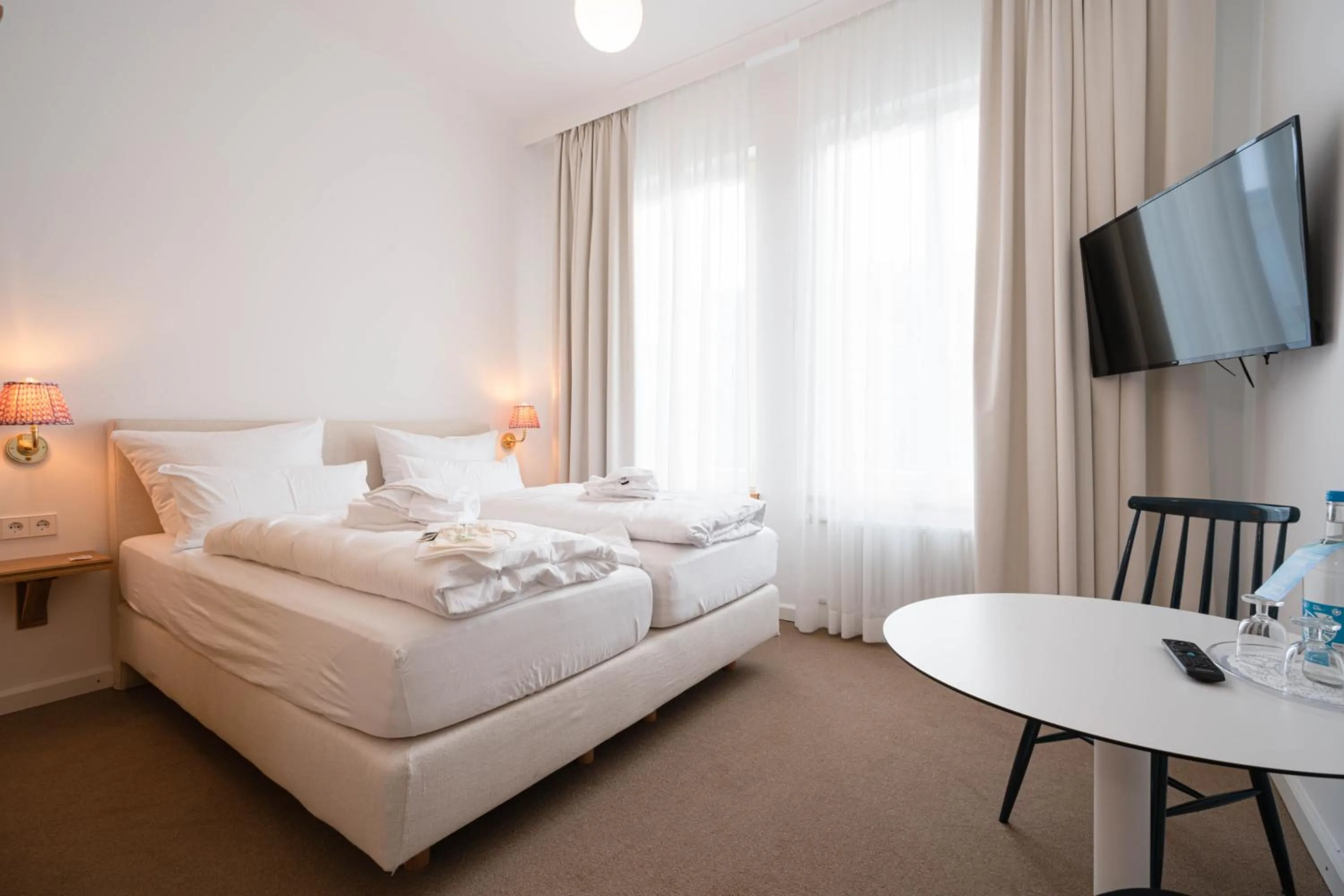 Photo of the whole room, Bed in Logierhaus Austernfischer