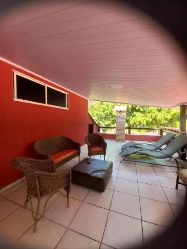 Balcony/Terrace, Seating Area in KzaZendf Cama e Cafe Asa Sul