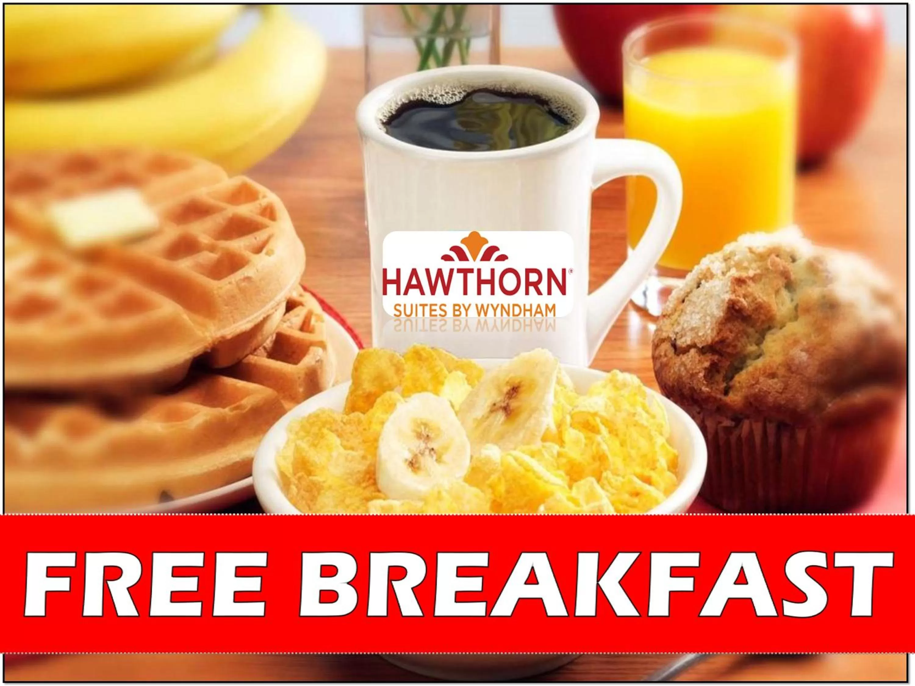 Breakfast in Hawthorn Suites by Wyndham Allentown-Fogelsville