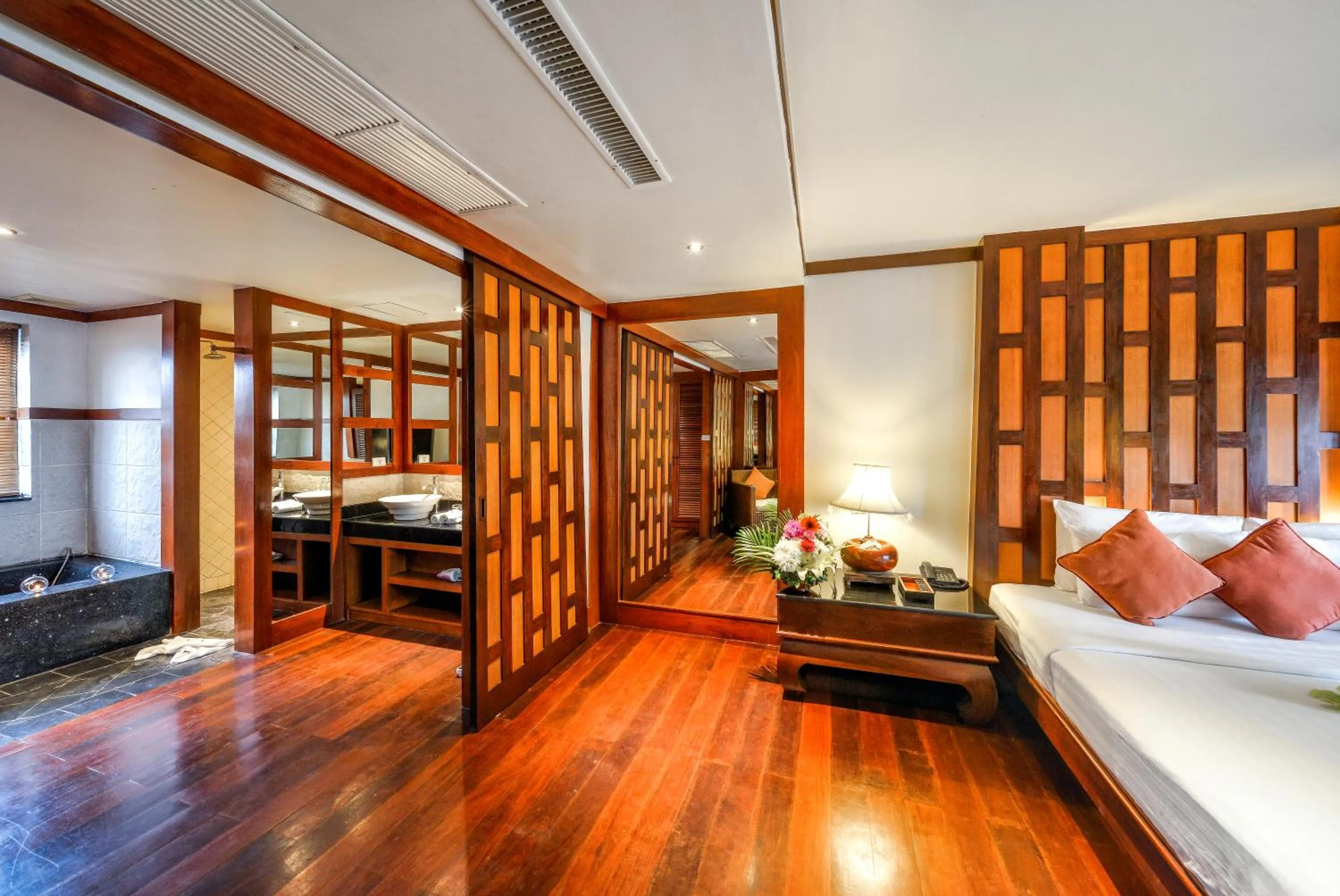 Bathroom, Bed in Baan Yin Dee Boutique Resort Phuket - SHA Plus