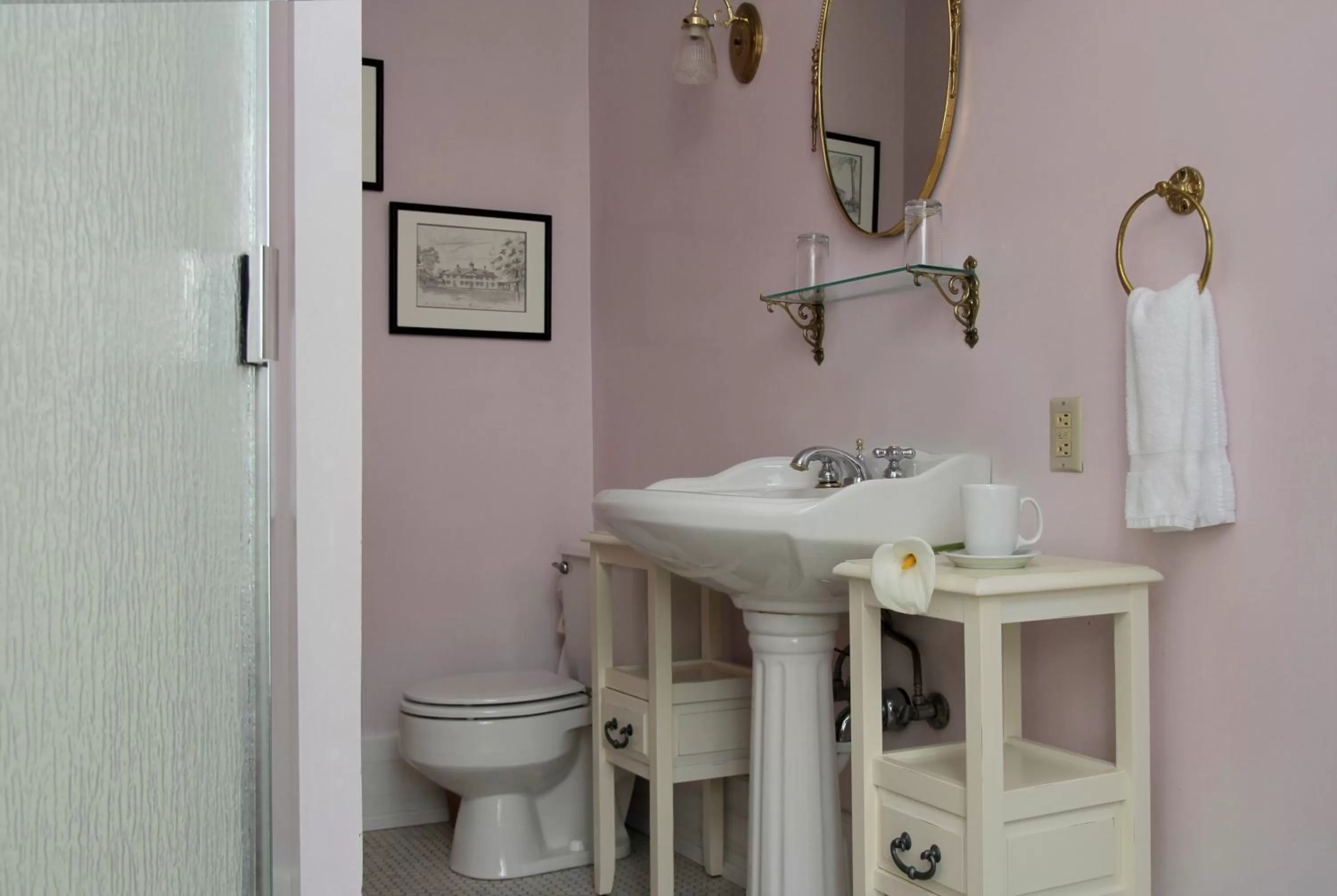 Toilet in Victorian Inn