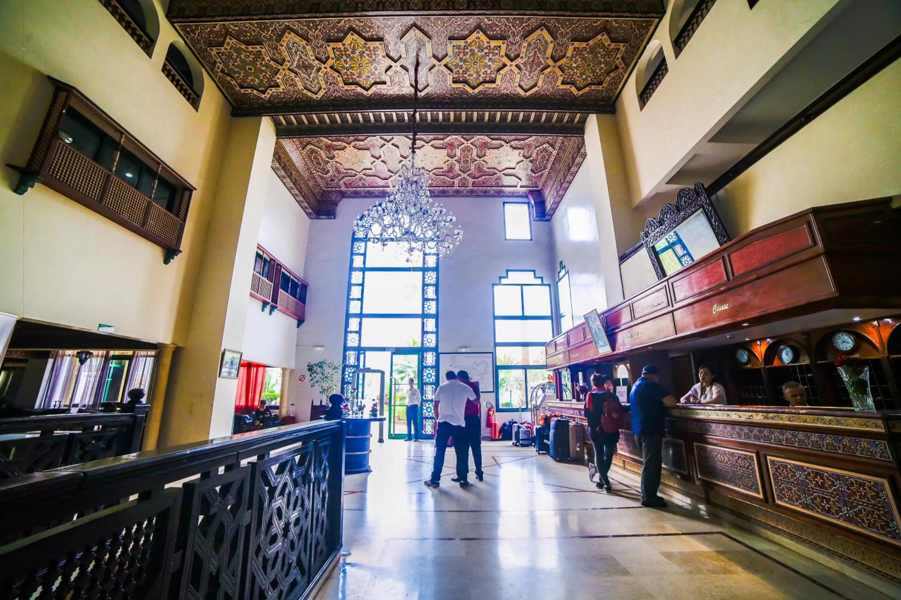 Lobby or reception in Hotel Argana Agadir