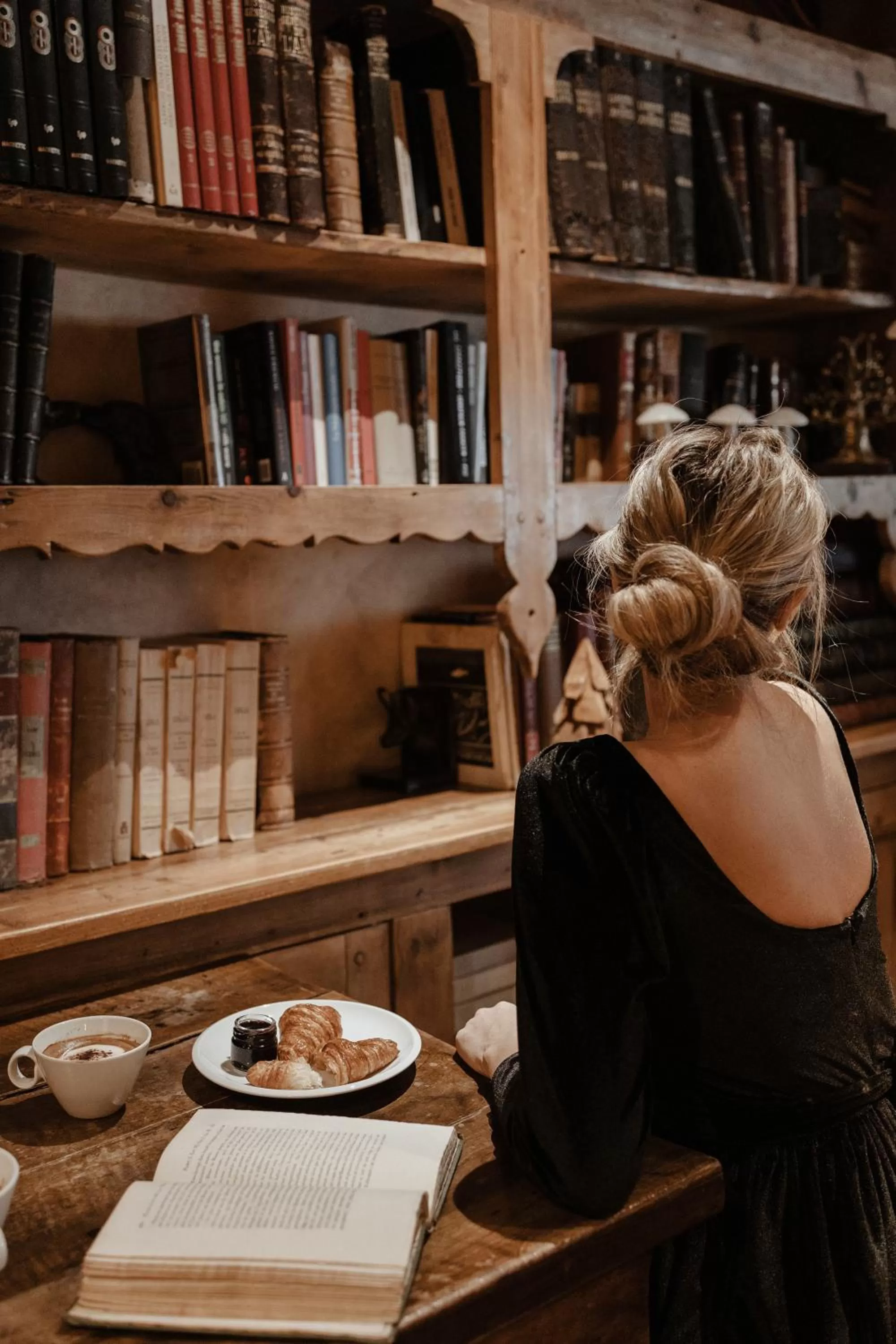 Living room in Hotel Mont Blanc Megève