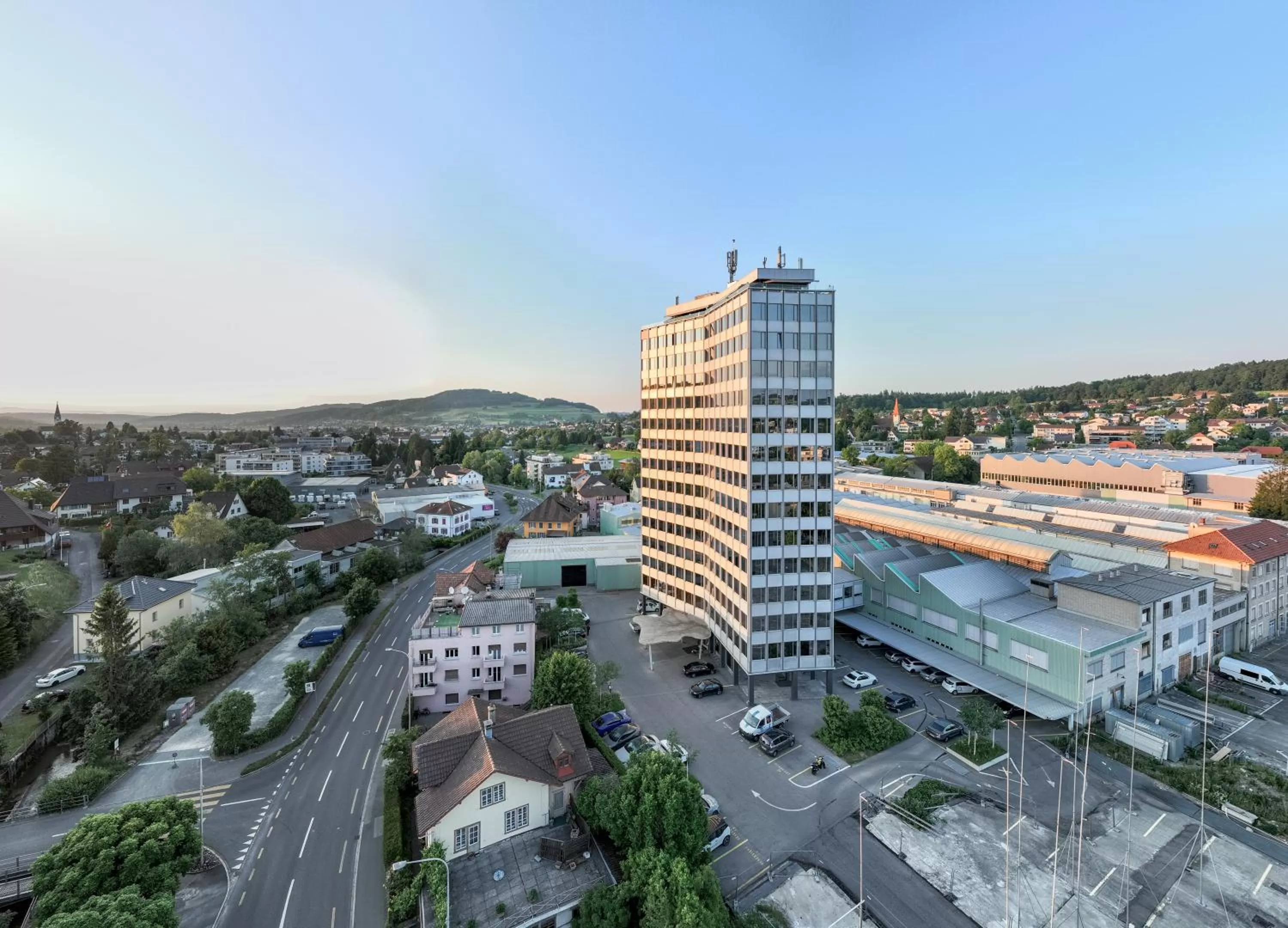 Property building in b-smart hotel Menziken