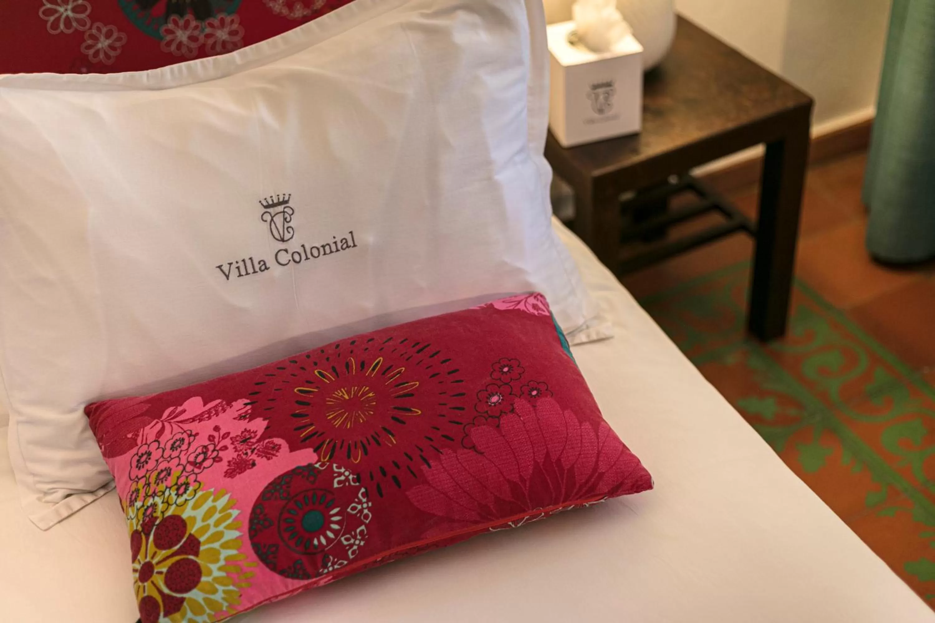 Bed in Hotel Villa Colonial