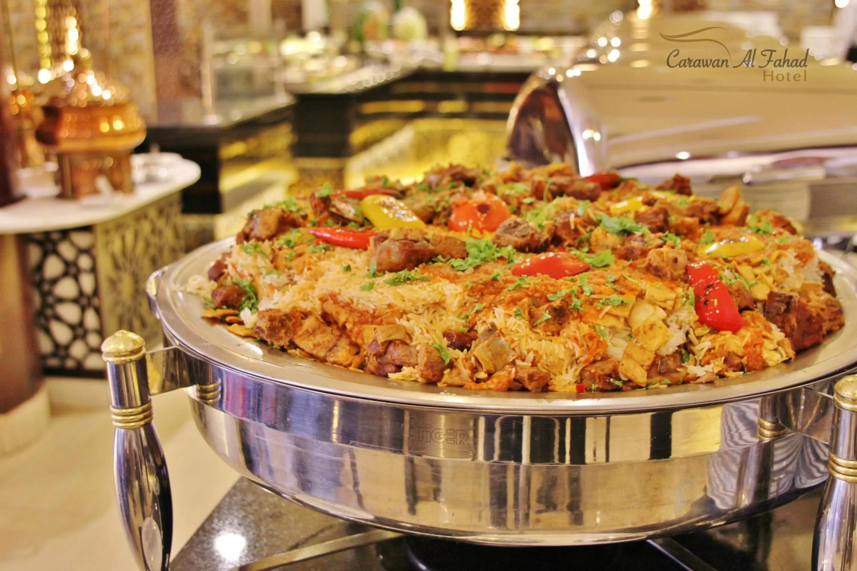Food close-up in Carawan Al Fahad Hotel