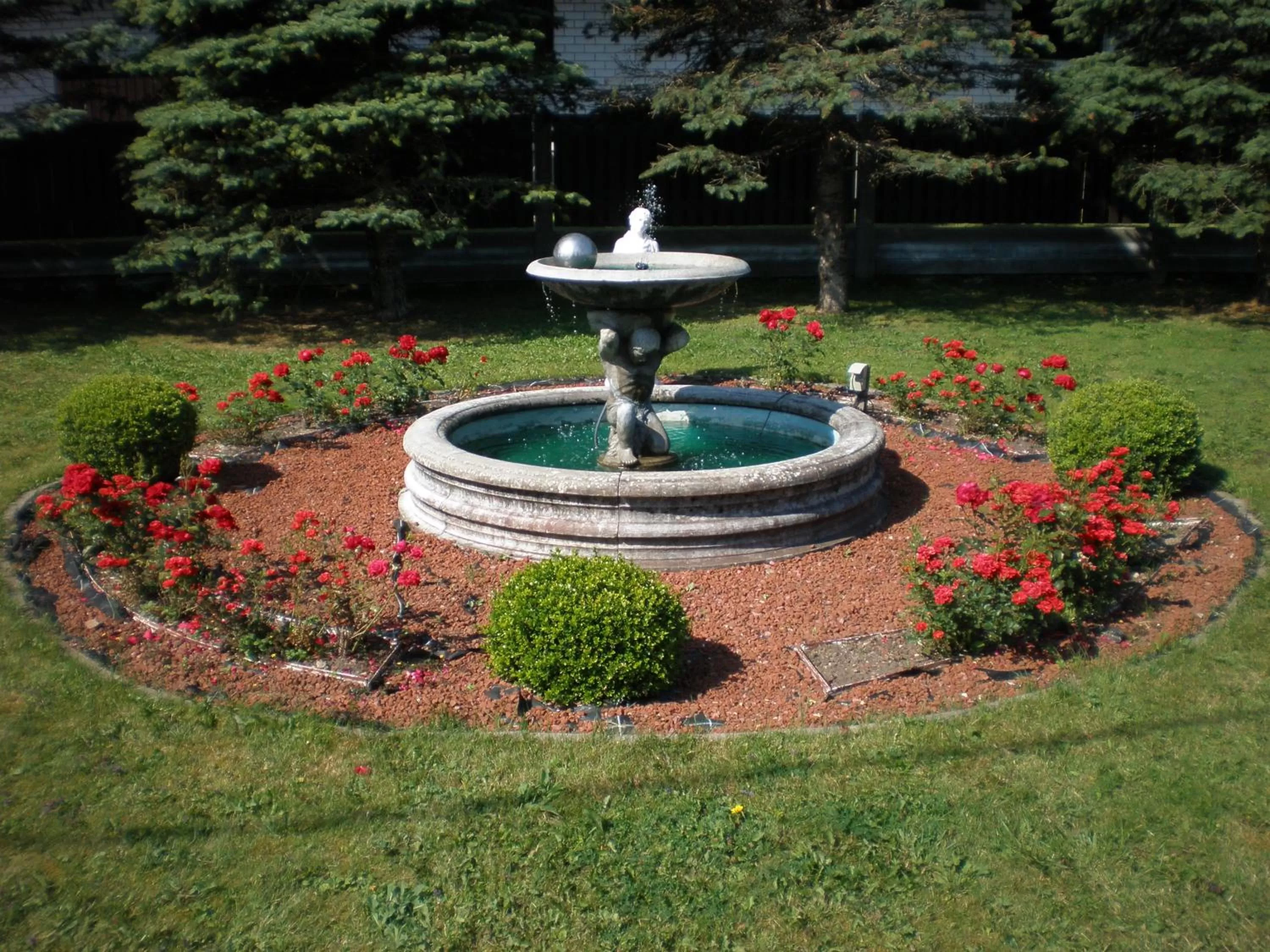 Decorative detail, Garden in Hotel Getliin