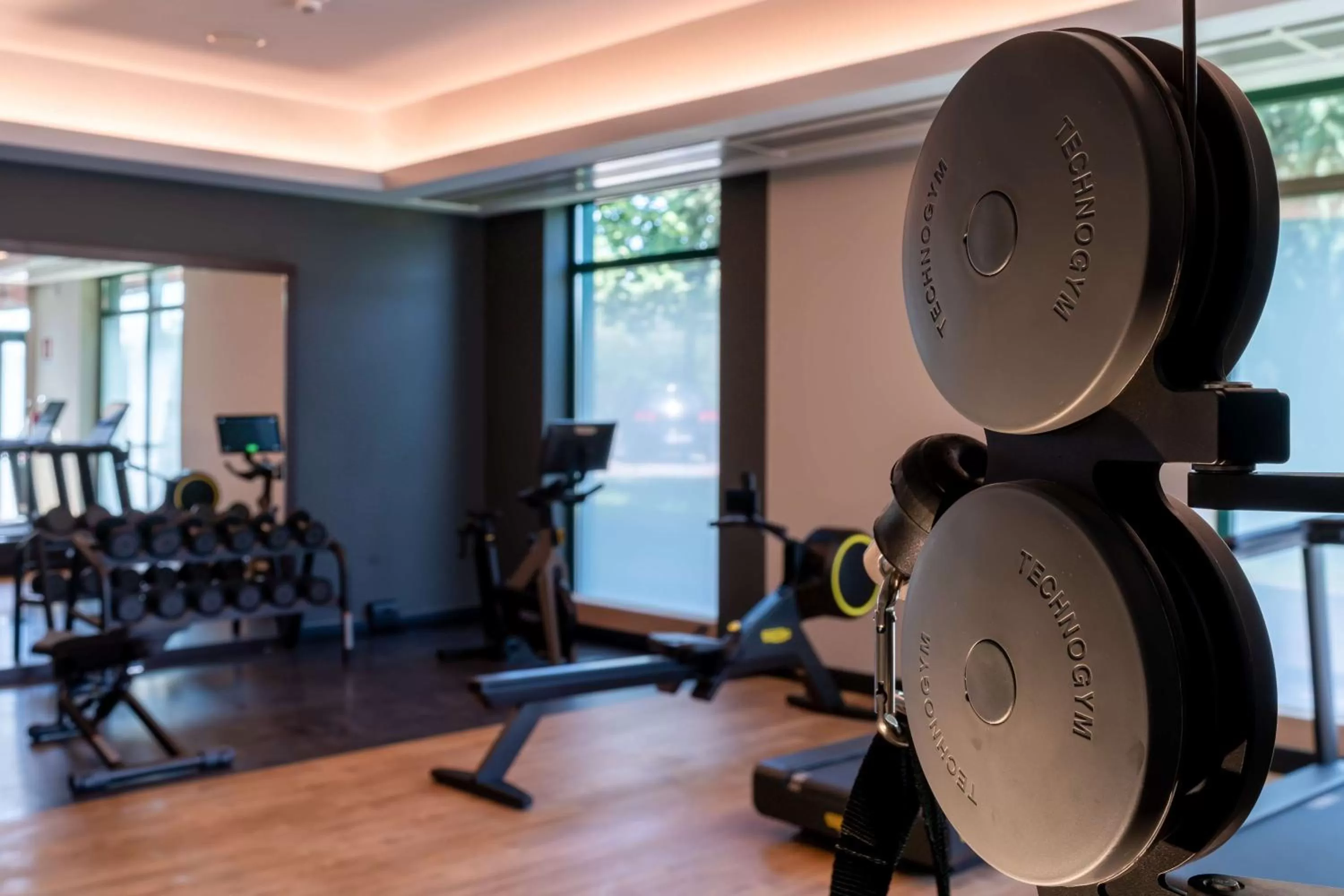 Fitness centre/facilities in Doubletree by Hilton Milan Malpensa Solbiate Olona