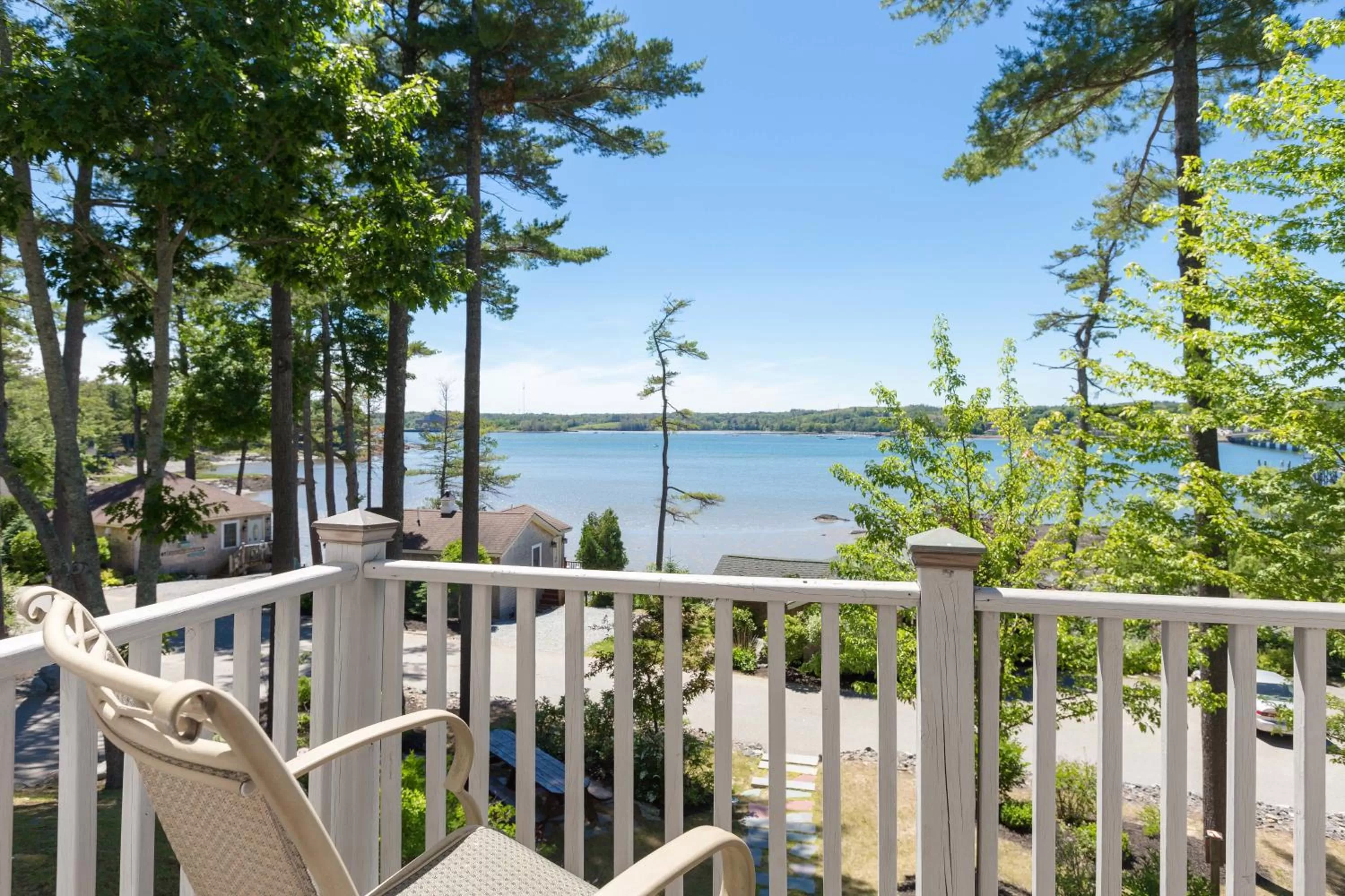 River view in Sheepscot Harbour Village Resort