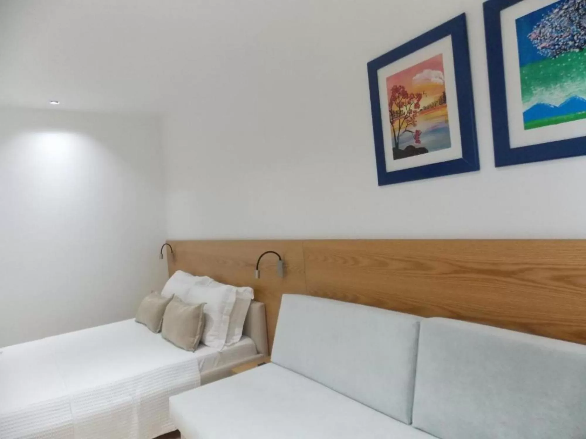 Bed in Hotel Piccolino