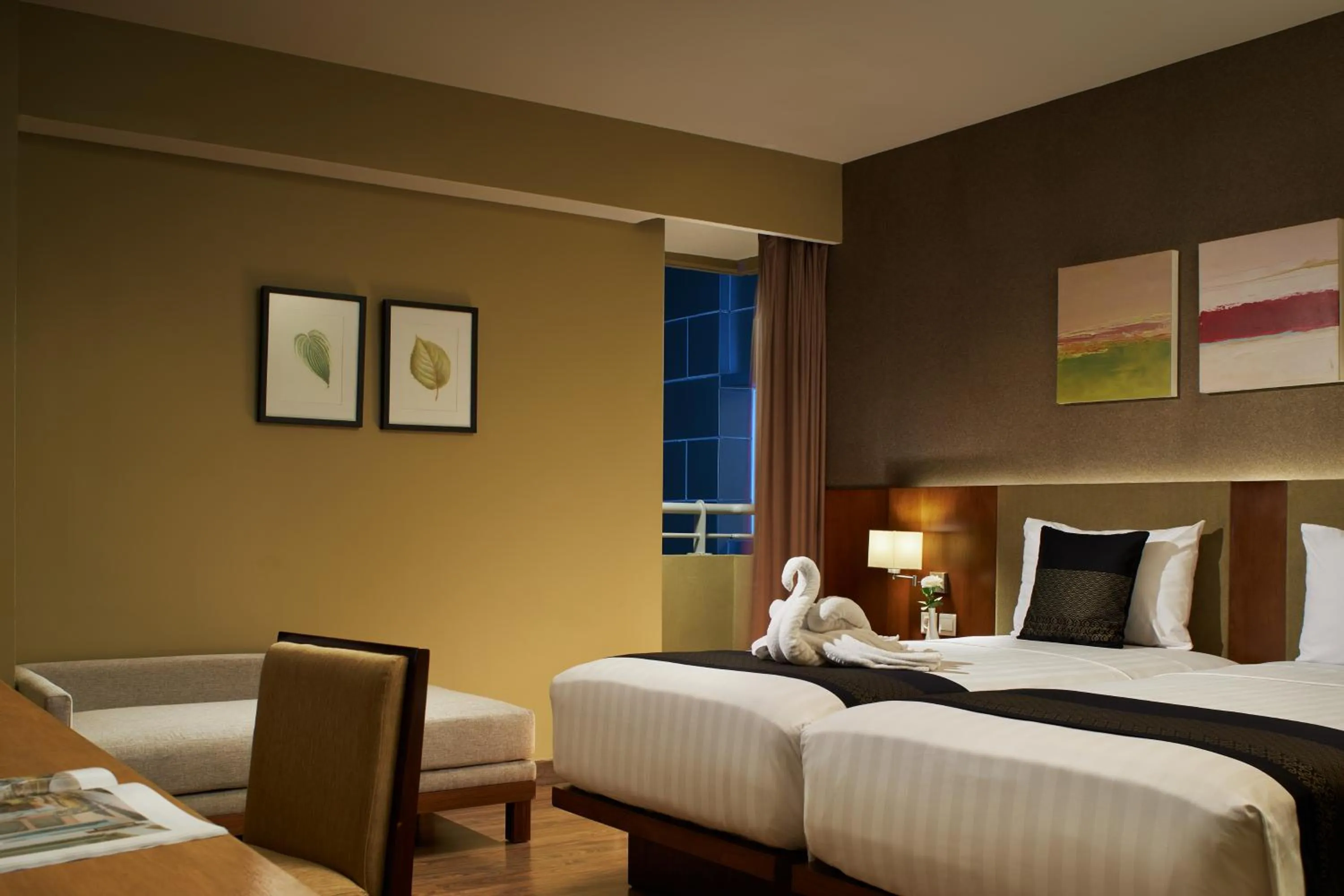 Bed in eL Hotel Jakarta