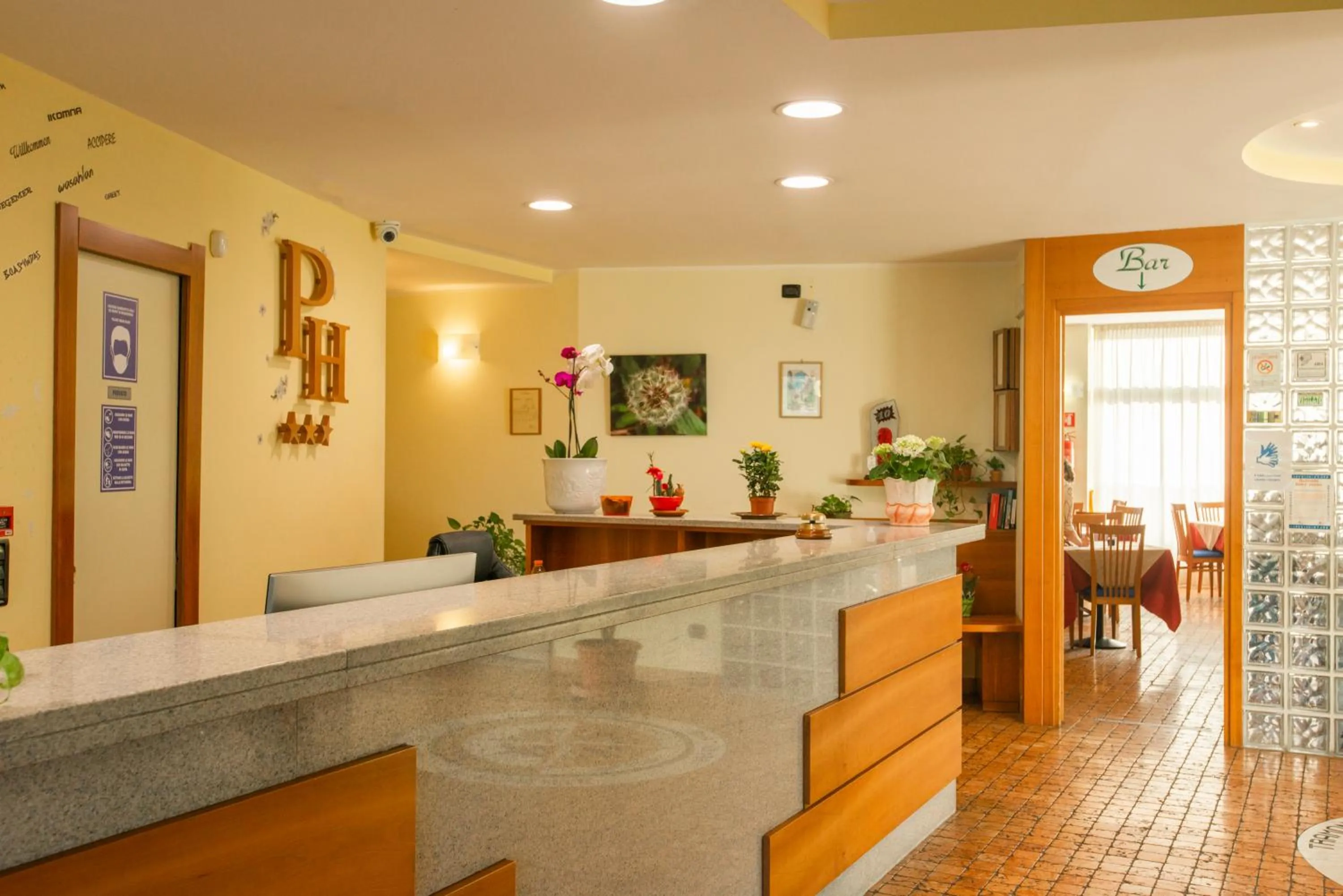 Lobby or reception in Park Hotel Abbadia