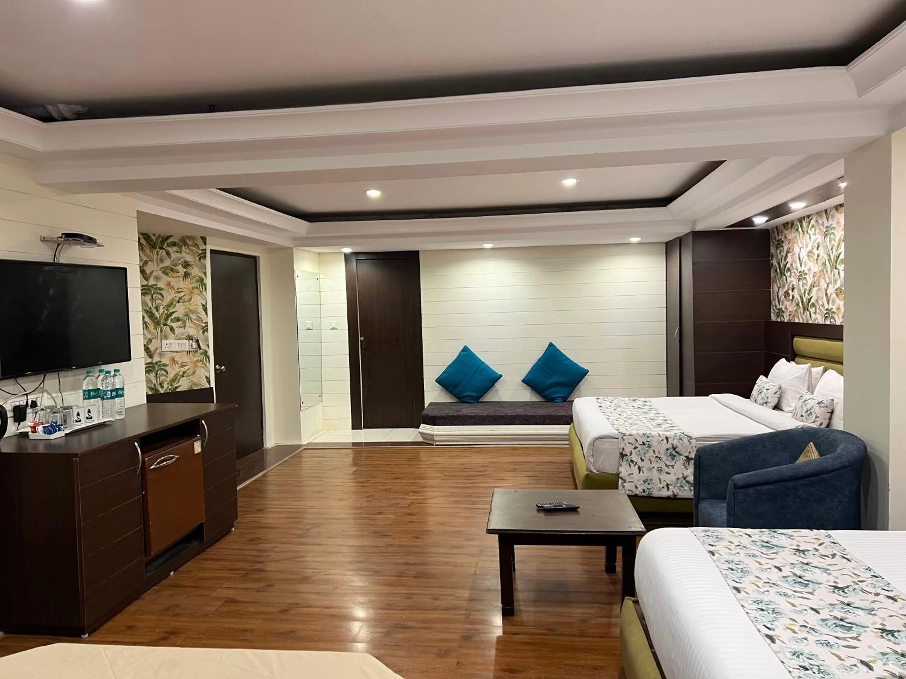 Bed in Hotel Shiva Continental